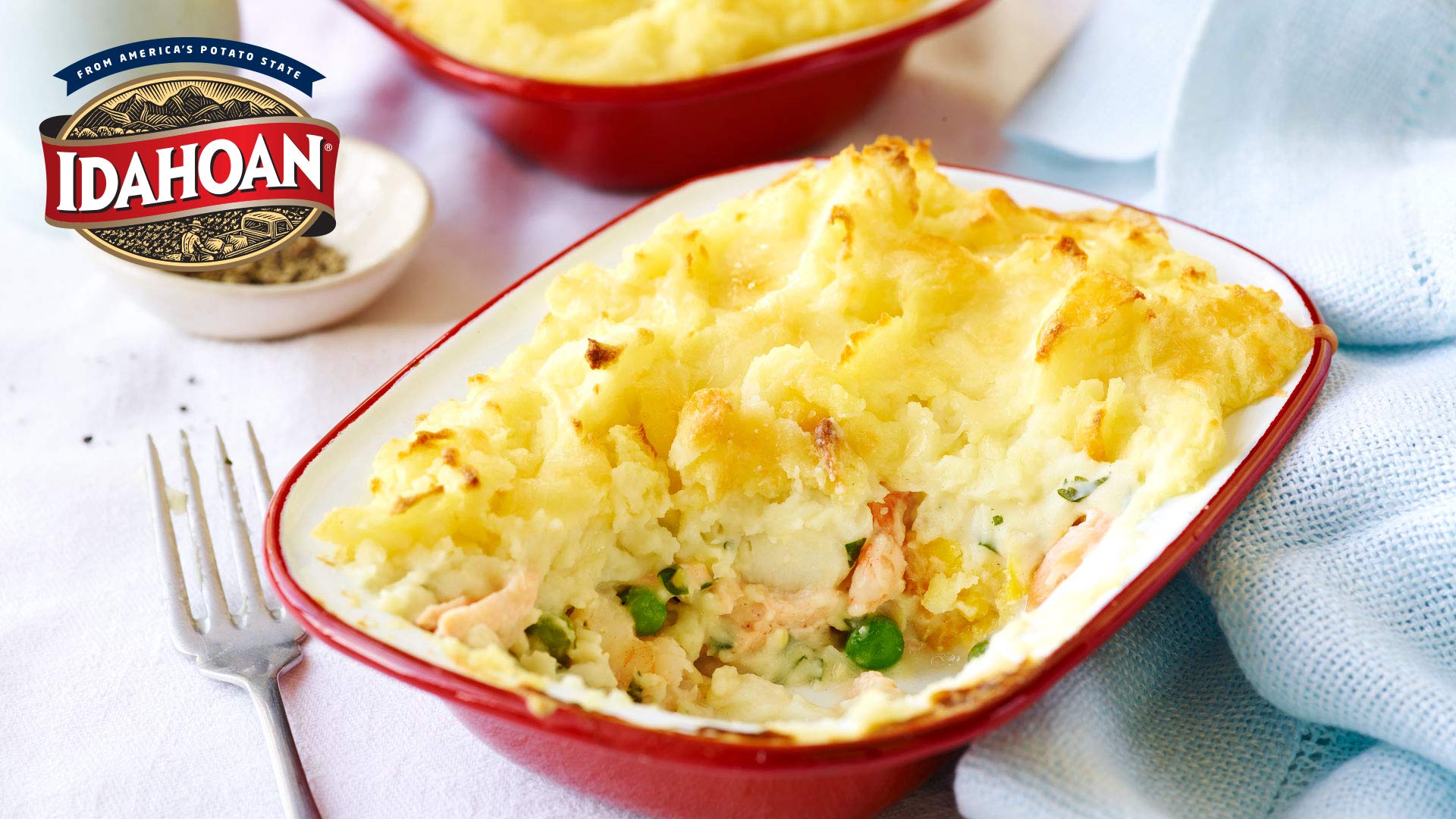 Idahoan Roasted Garlic Mash Potato - Gluten Free Vegetarian | Pack of 12 | 1308g 3