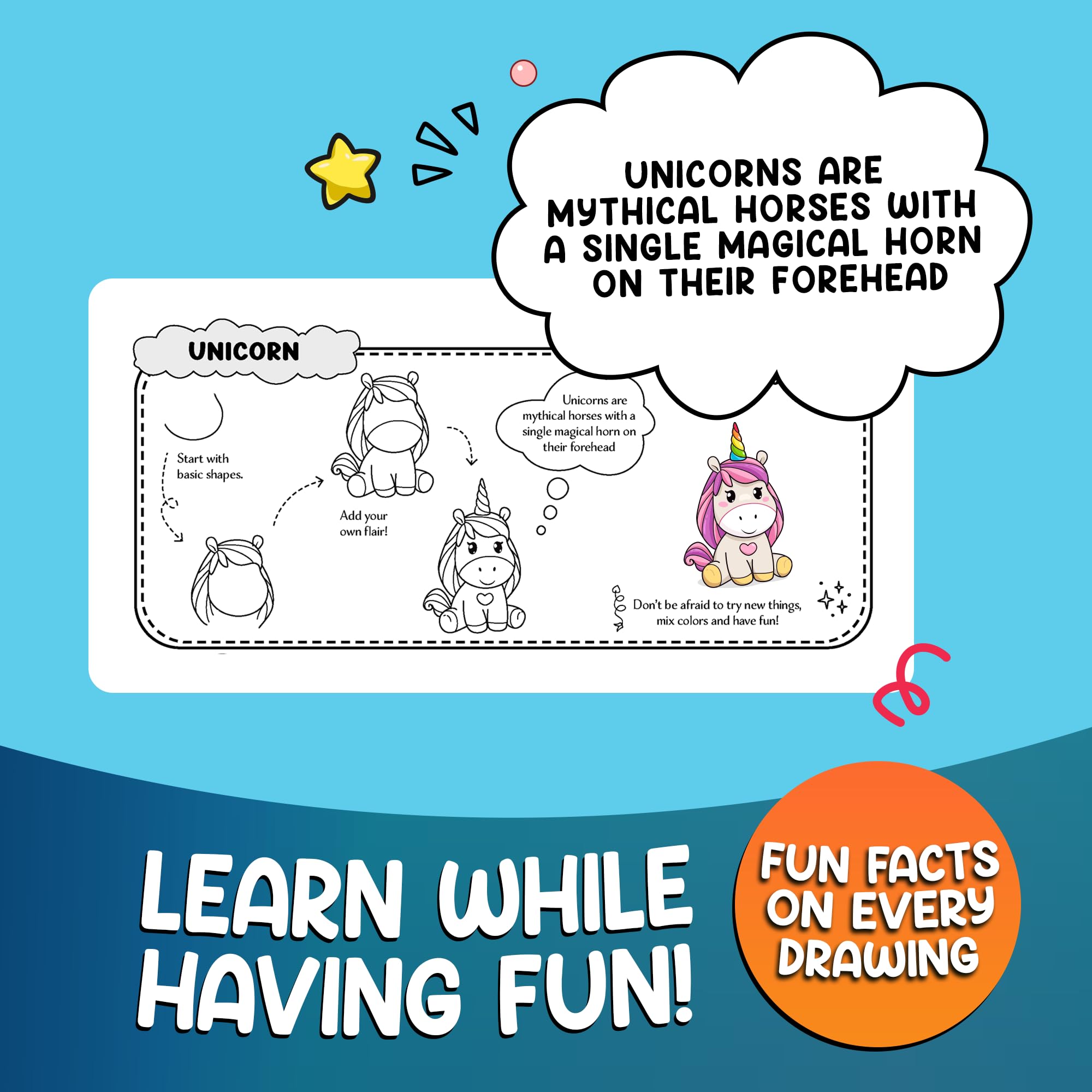 Special Art How to Draw 'Almost' Everything for Kids | 300 Step-By-Step Drawings | Paperback 5