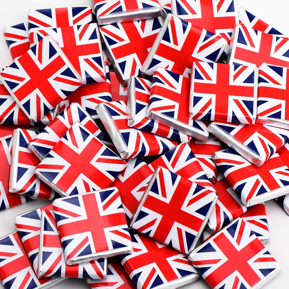 Union Jack British Chocolate Neapolitans (50 Chocolates) by Italian Options 1