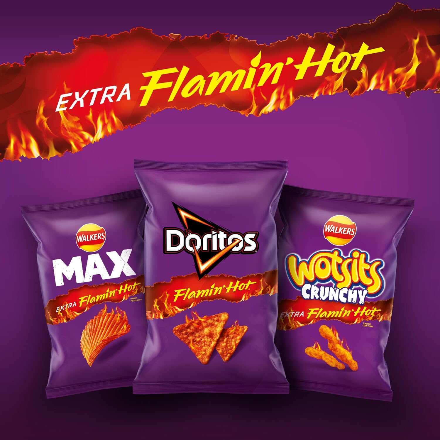 Doritos enhanced Flamin' Hot Sharing Bag Tortilla Chips 9x163g 2