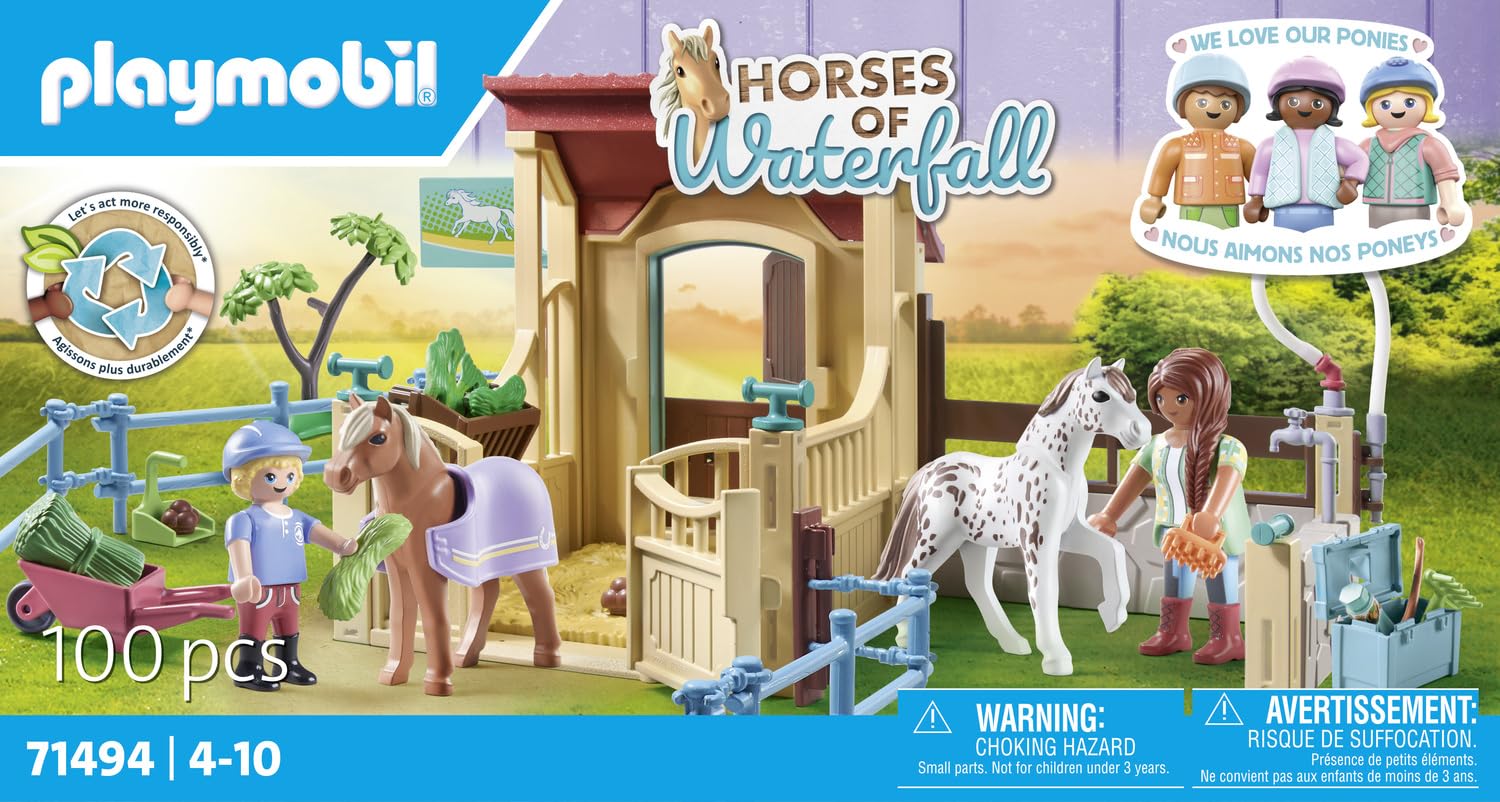 Playmobil 71494 Horses of Waterfall Riding Stable Playset - Ages 4+ 11