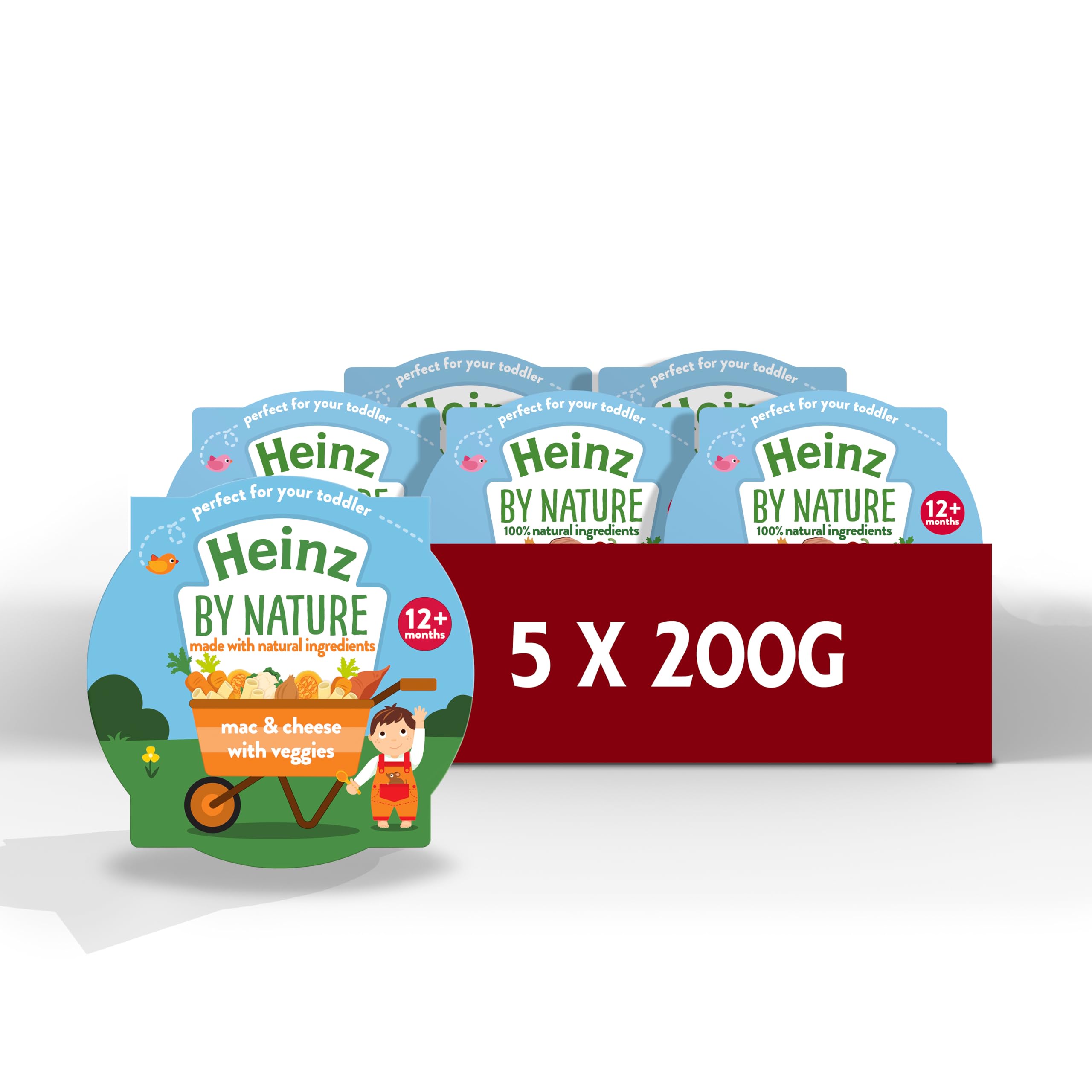 Heinz Baby Food Mac & Cheese with Veggies Tray 5x200g