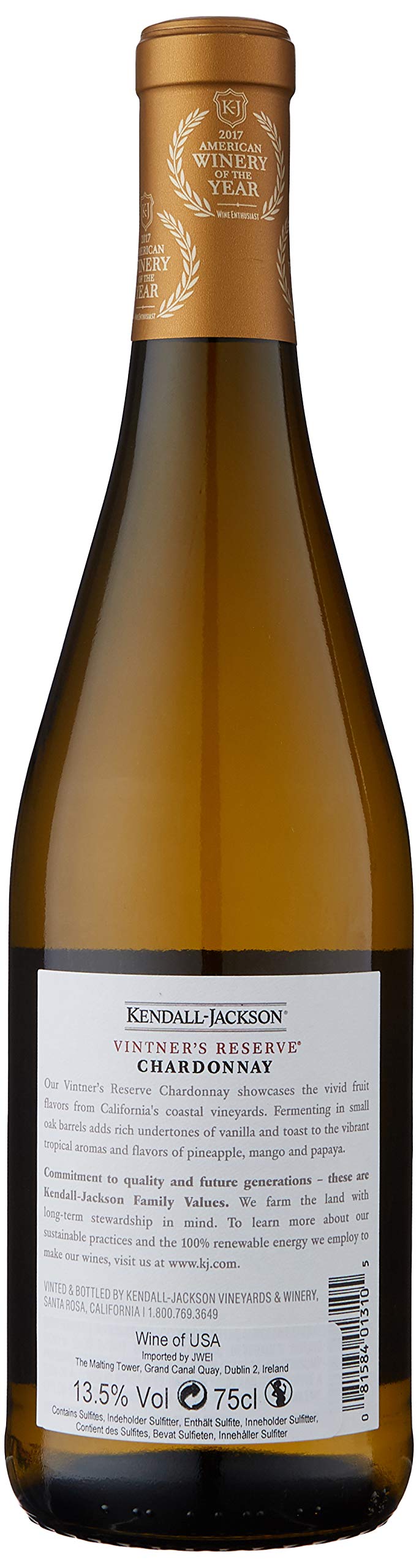 Kendall-Jackson Vintner's Reserve Chardonnay, 75cl