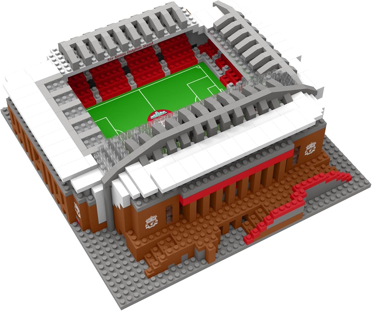 FOCO BRXLZ Liverpool FC Mini Anfield Stadium Building Set | 1378 Pieces | Ages 12+