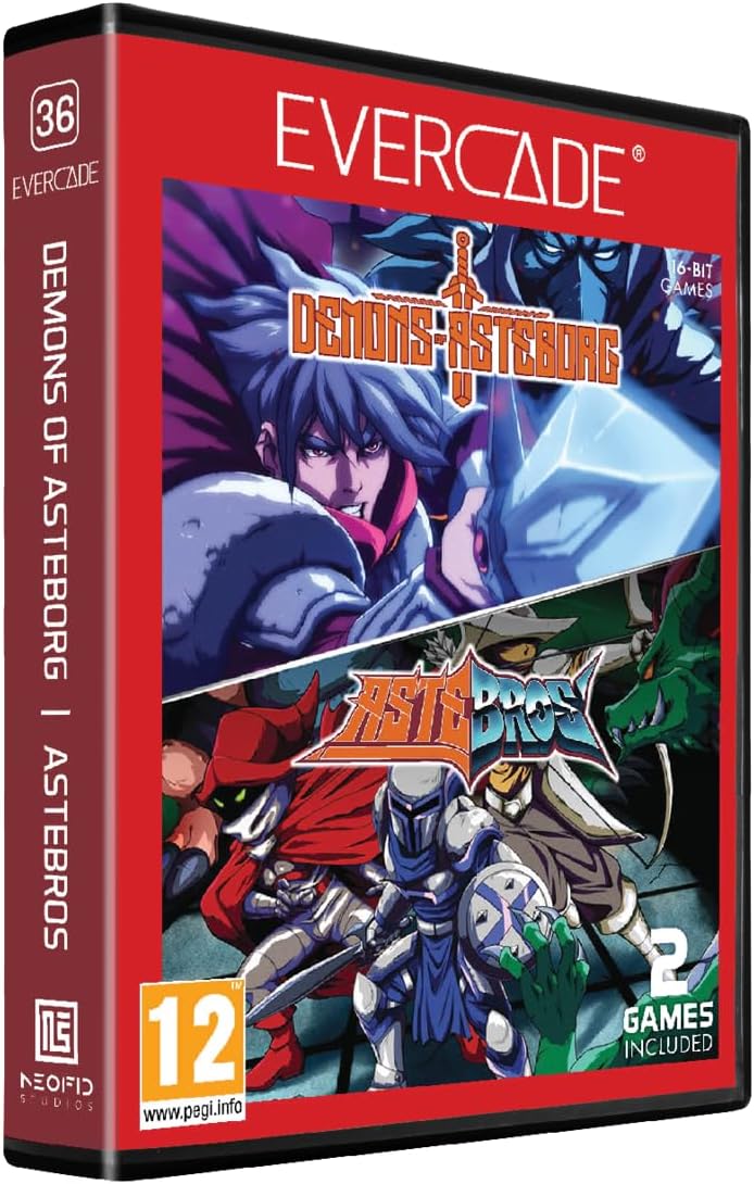 Demons of Asteborg and Astebros - Evercade Dual Cartridge