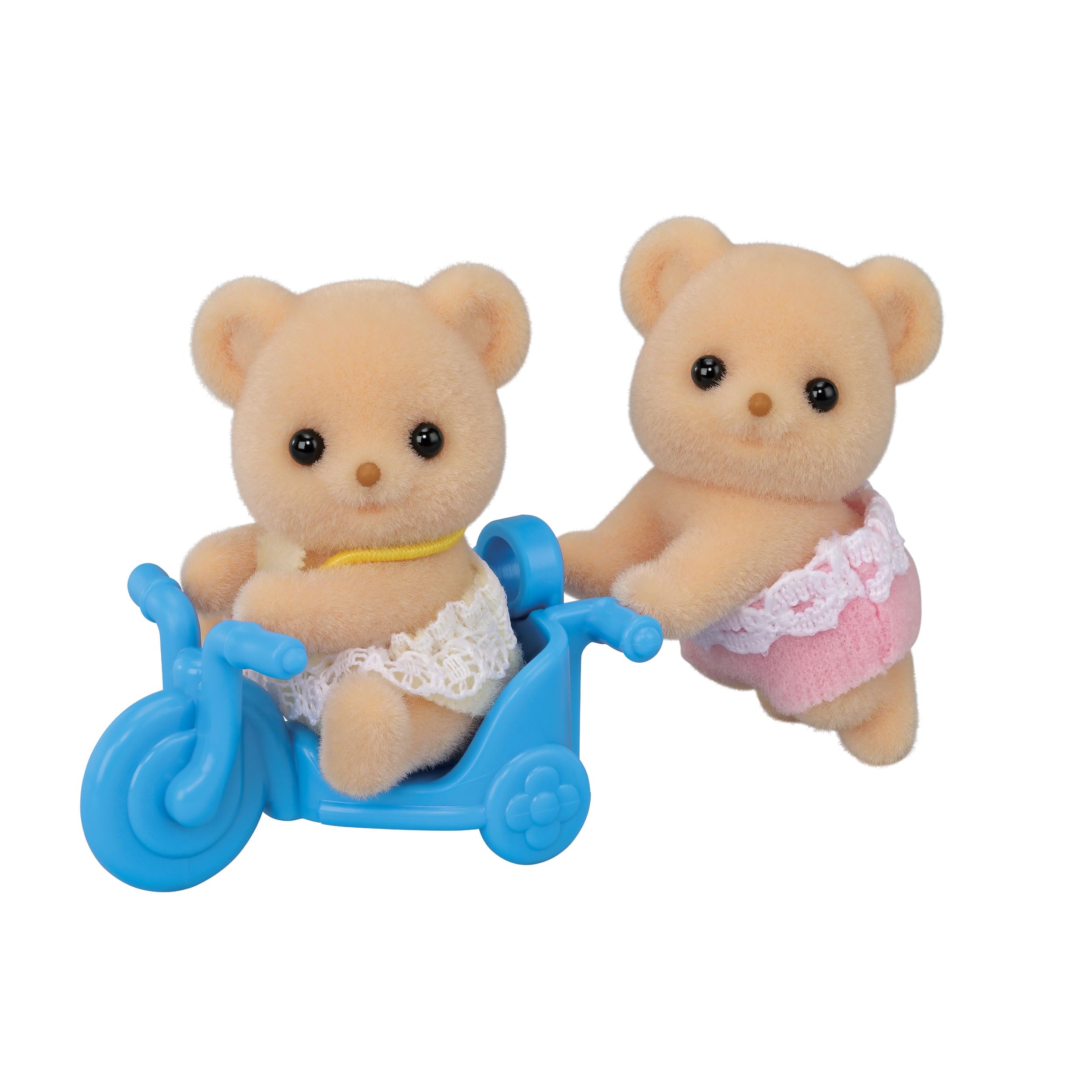 Sylvanian Families Biscuit Bear Twins with Tricycle Playset | Ages 3+