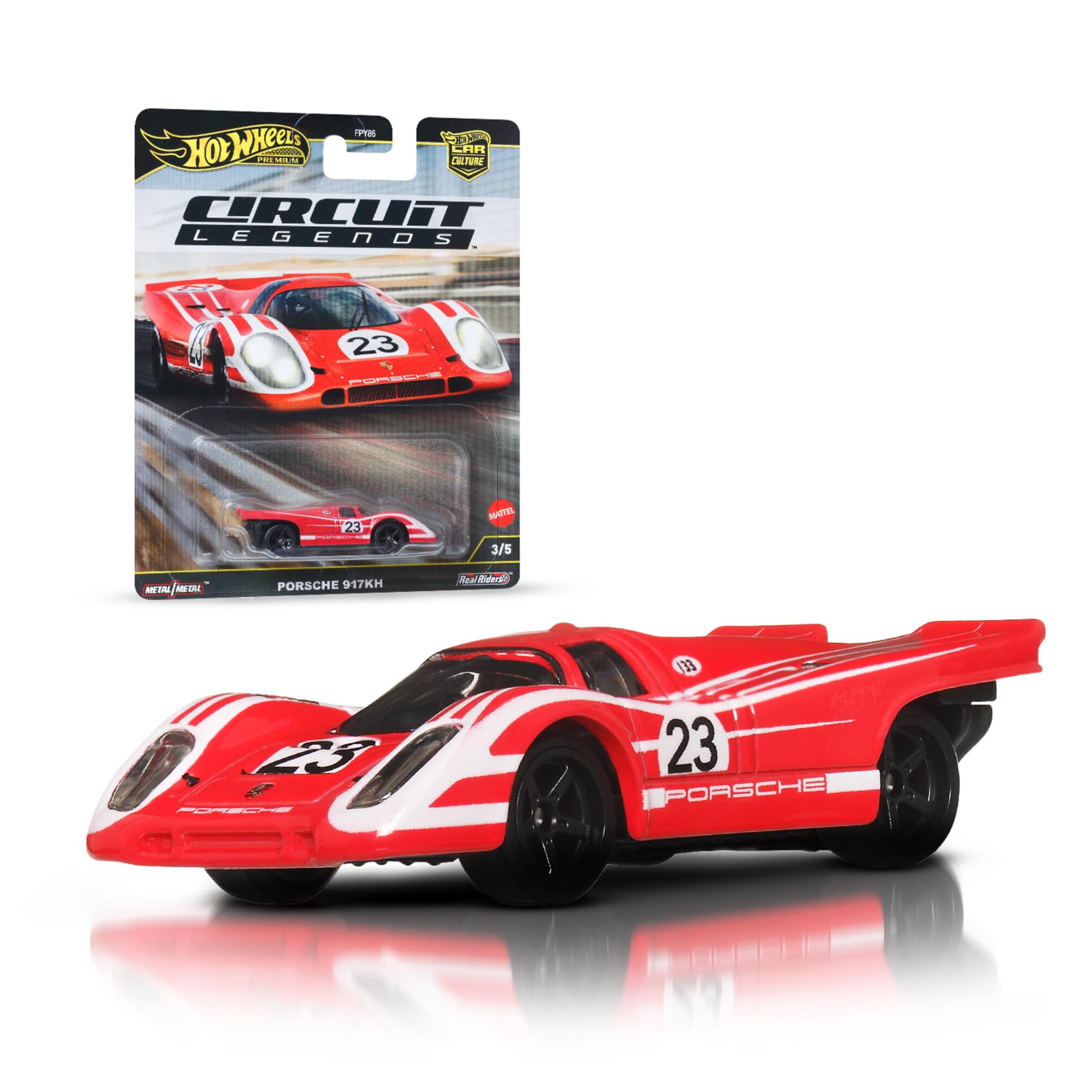 Hot Wheels Porsche 917k Premium Car Culture Collectible 1:64 Scale Die-Cast JBK63