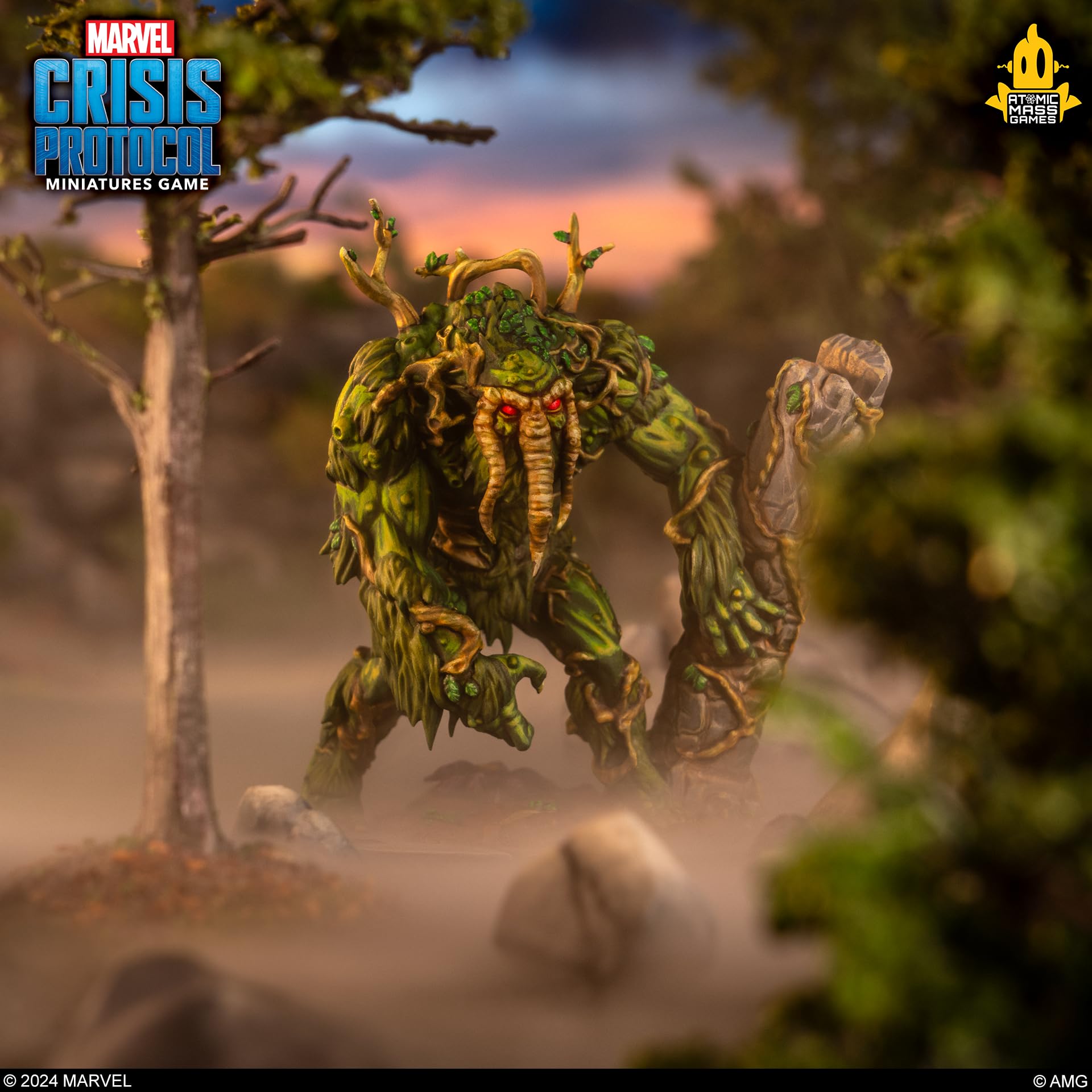 ATOMIC MASS GAMES Marvel Crisis Protocol: Elsa Bloodstone & Man-Thing Expansion | 2 Miniatures | 14+ 5