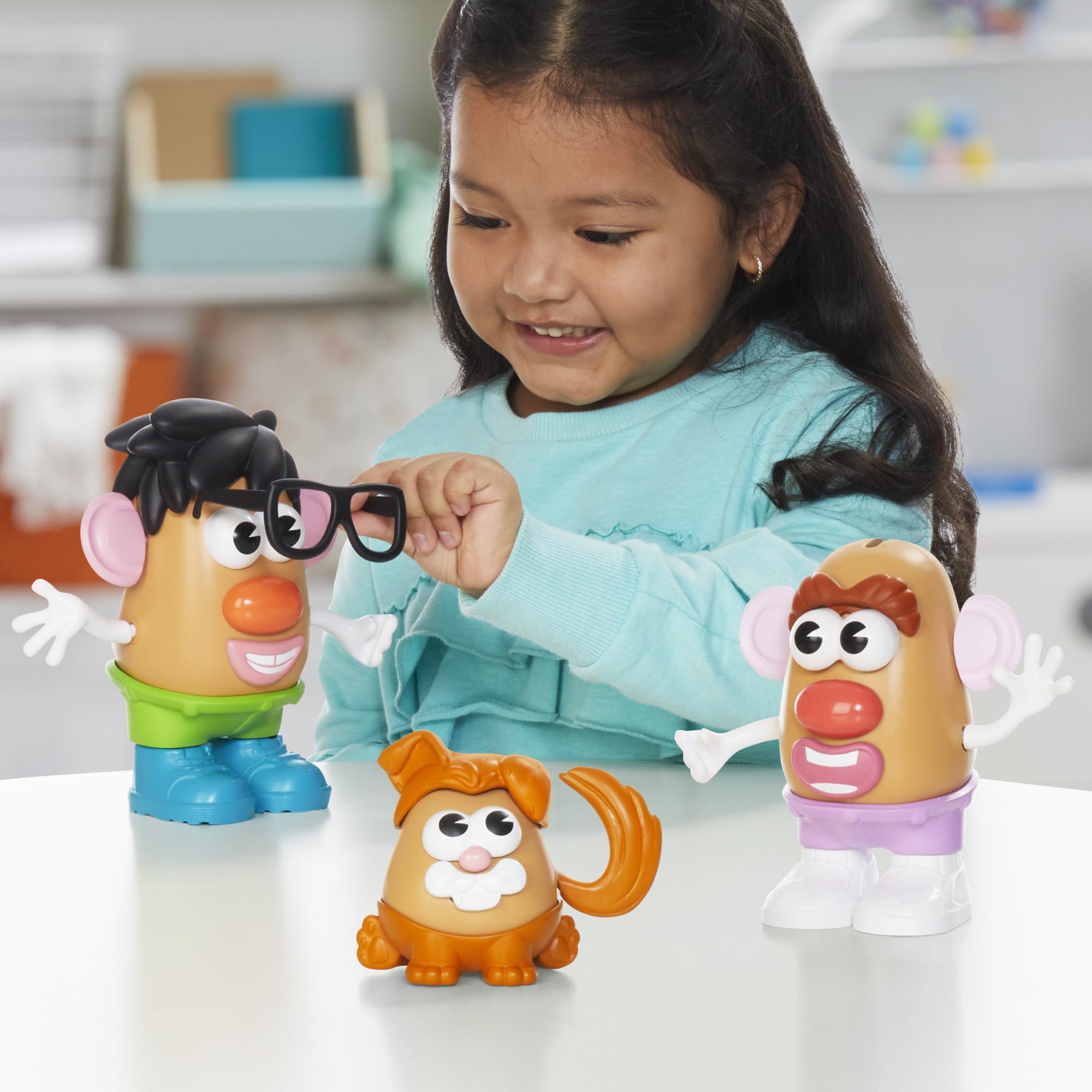 Potato Head Super Spud Toy Set - 42-Piece Family Playset with Storage Container 4