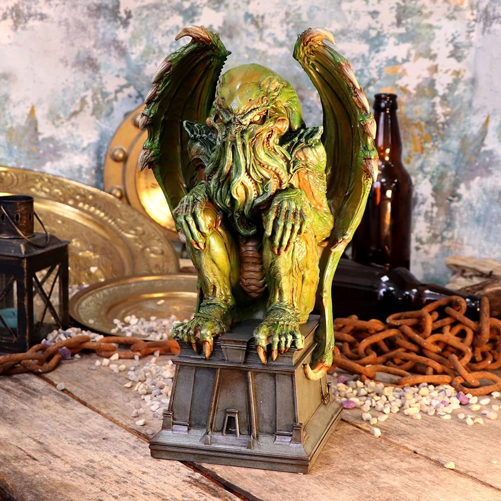 Nemesis Now James Ryman Cthulhu - Green Resin Statue Figurine (B5371S0) 10