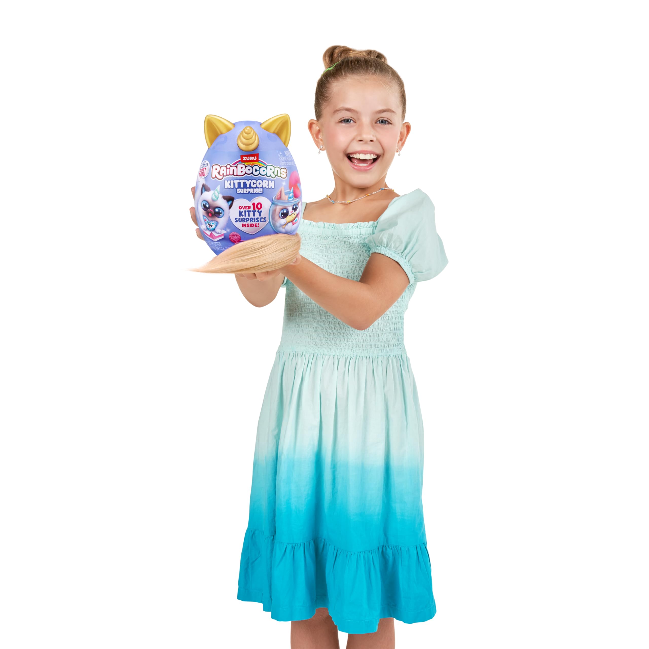 Rainbocorns Kittycorn Surprise Series 3 Himalayan (Nia) - Plush Toy with 10+ Surprises, Ages 3+