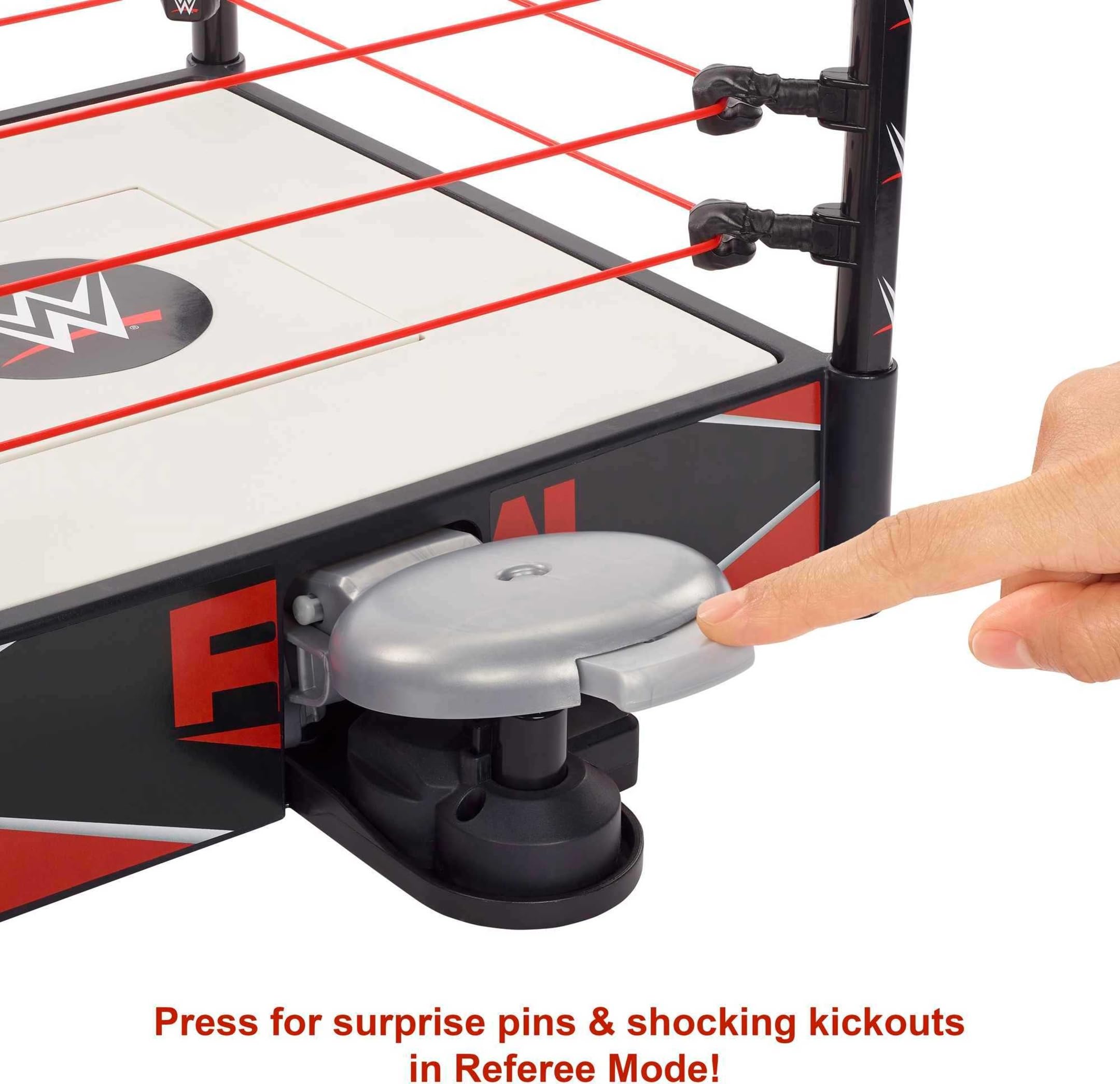 Mattel WWE Wrekkin Kickout Ring Playset - 2-Mode Action Figure Arena with Breakaway Table, Ages 6+ 4