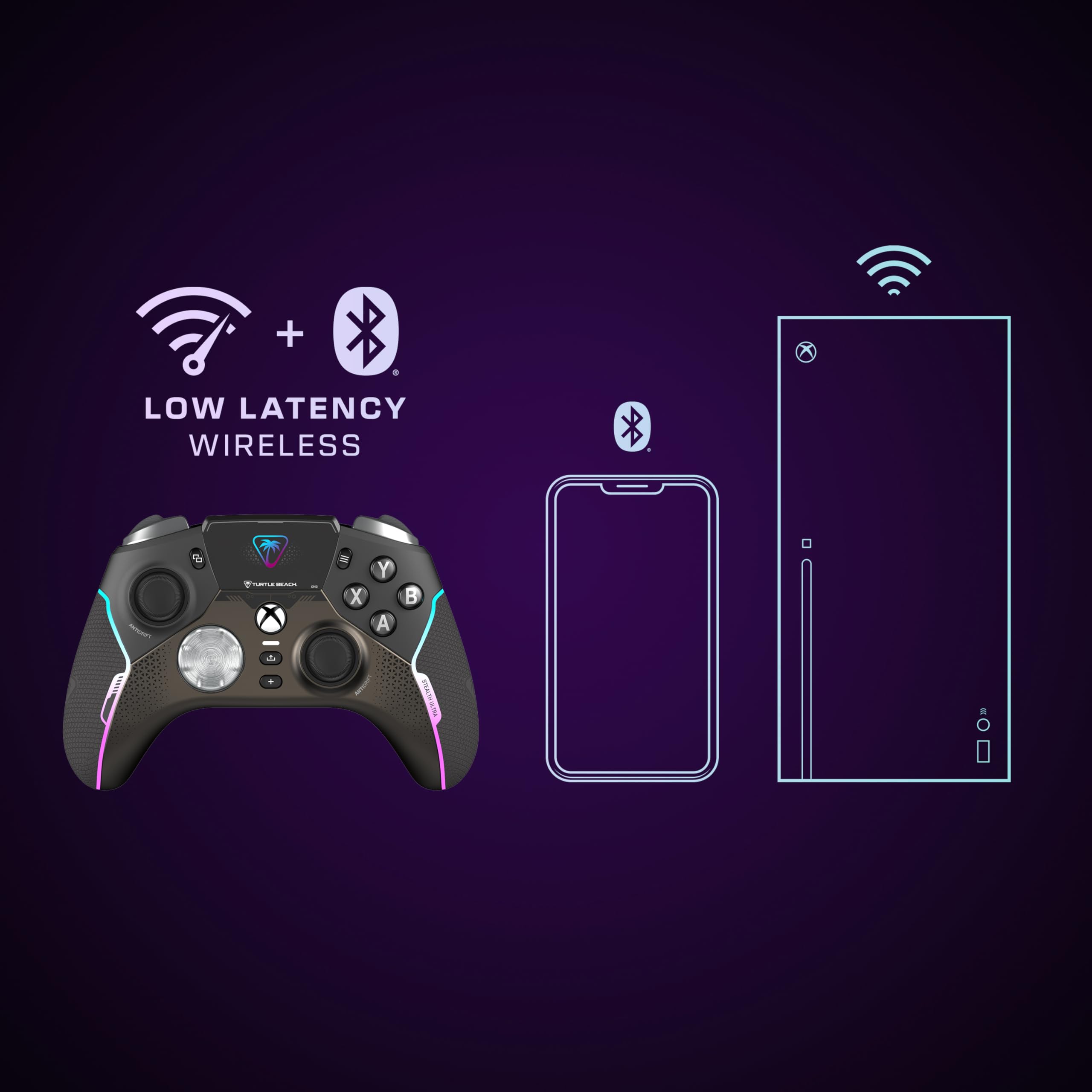 Turtle Beach Stealth Ultra Wireless Gaming Controller for Xbox & PC with Charge Dock 4