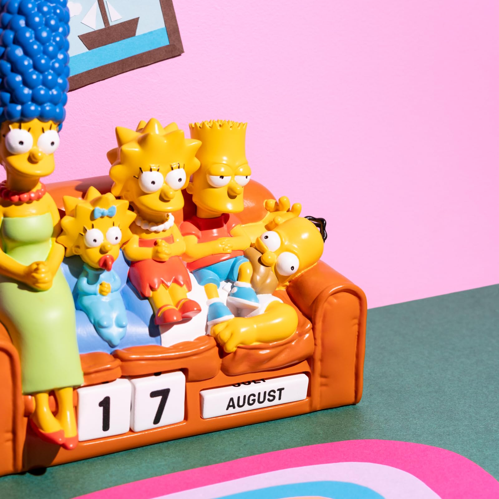 Grupo Erik The Simpsons Perpetual Calendar | Resin Statue | Multicolor 6