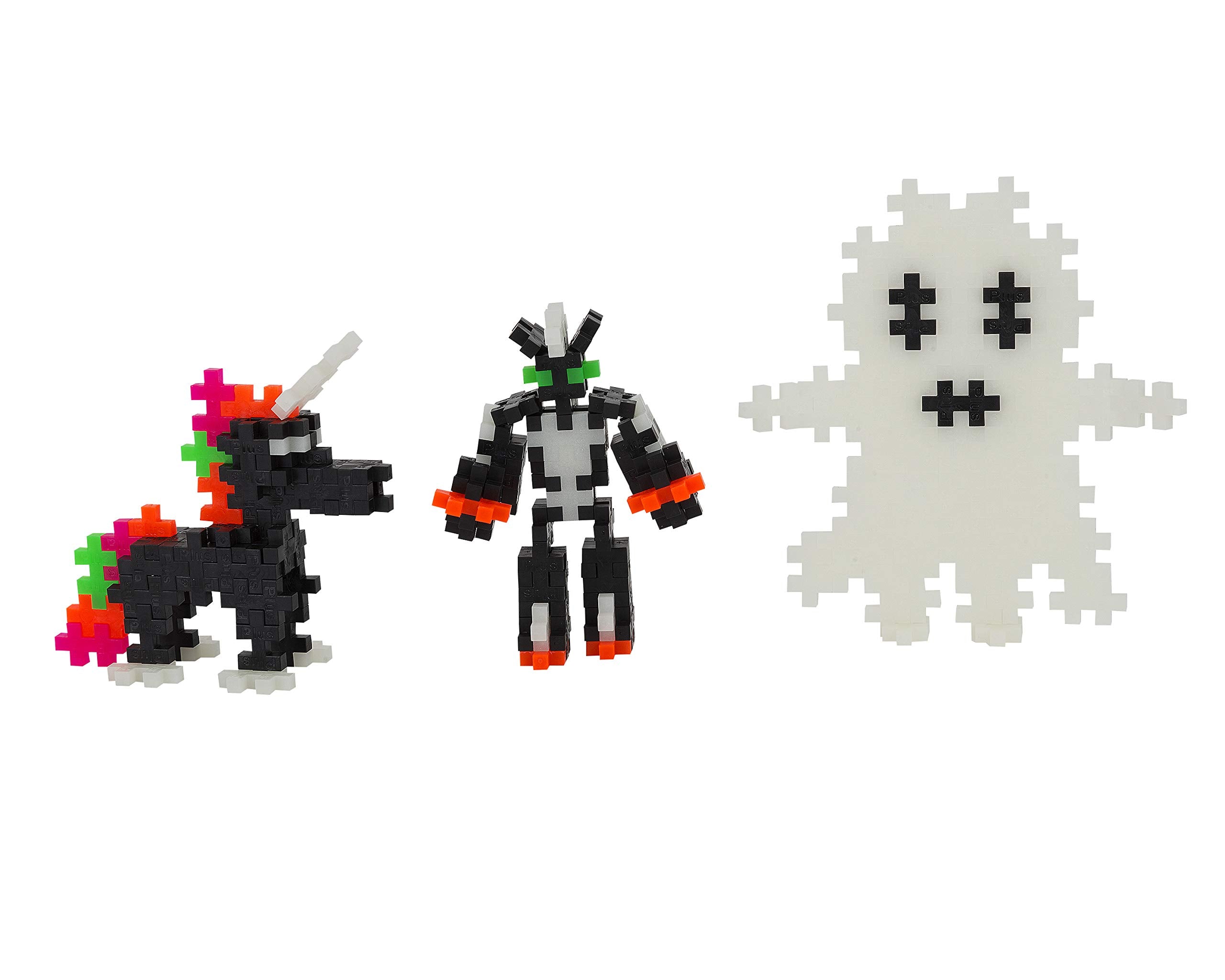 PLUS PLUS Glow in the Dark Building Blocks - 360pc Creative STEM Toy for Kids Age 5+ 6