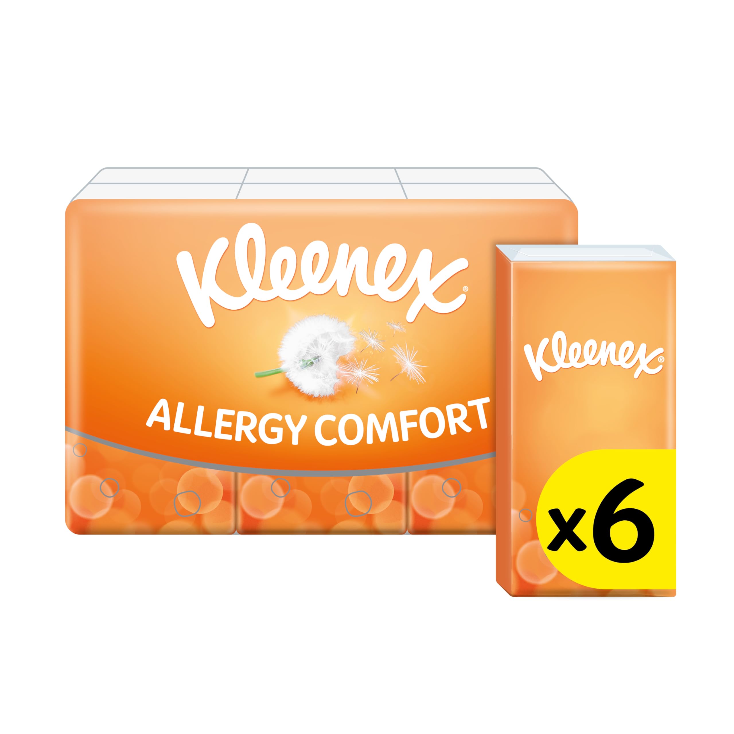 Kleenex Allergy Comfort Pocket Tissues - Hypoallergenic, Extra Soft, Ultra Absorbent | 10 Count Pack 1