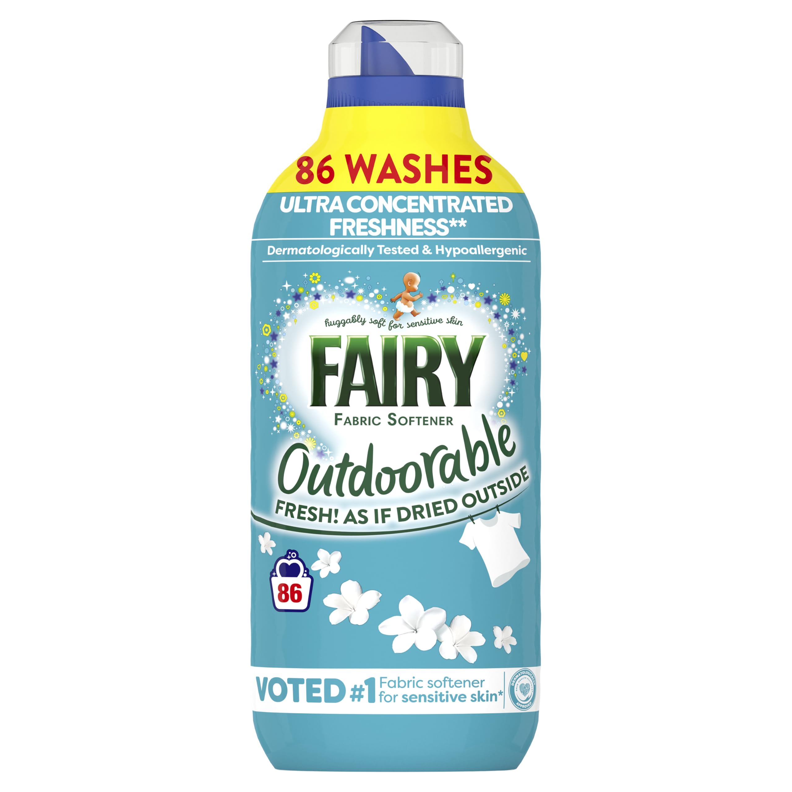 Fairy Outdoorable Liquid Fabric Softener - Ultra Concentrated Freshness | 1.2 L