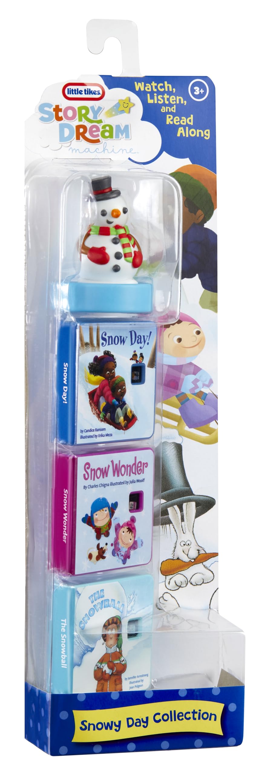 Little Tikes Story Dream Machine Snowy Day Collection - 3 Books & 1 Light-Up Character for Ages 3+ 6