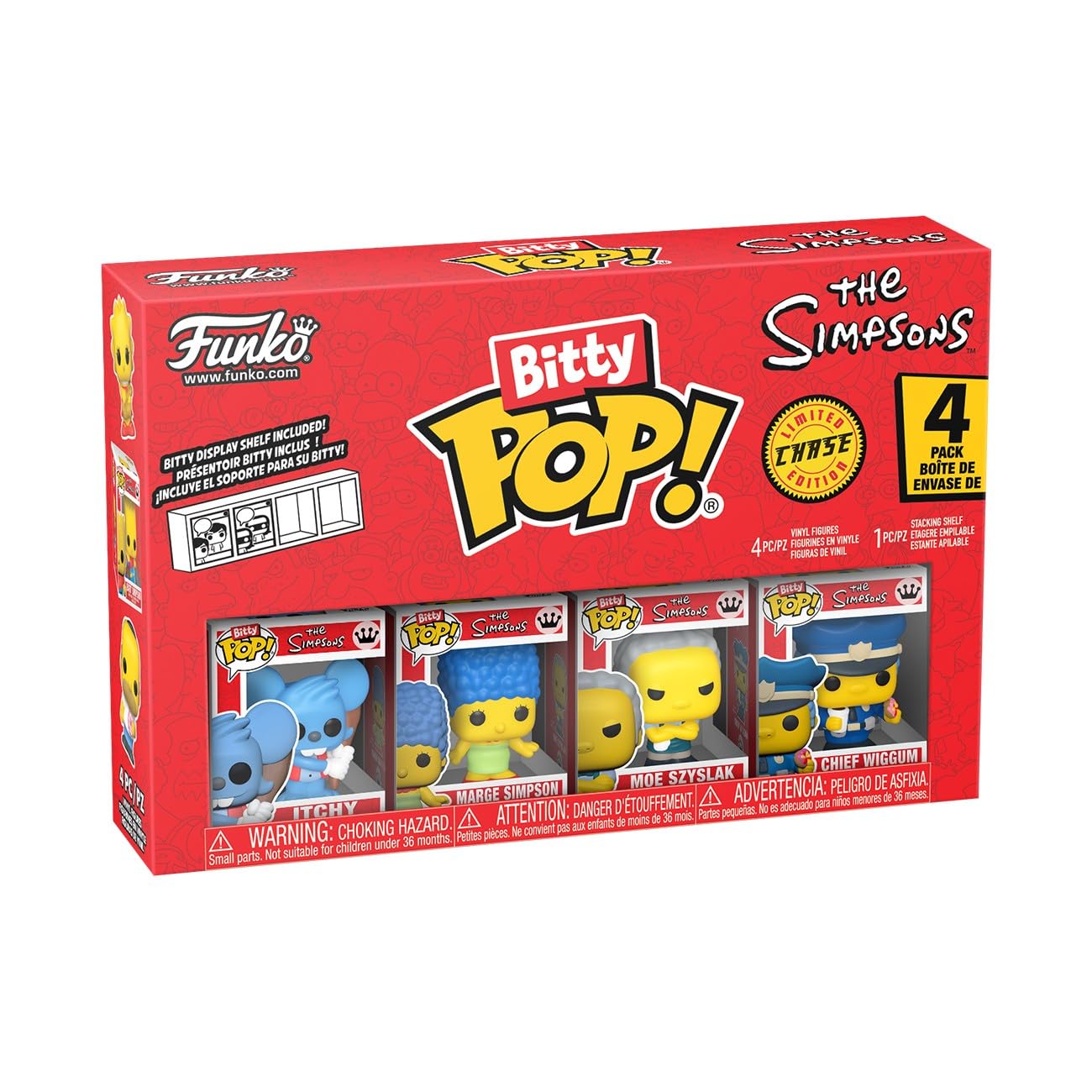 Funko Bitty Pop! The Simpsons Itchy 4-Pack with Mystery Mini Figure 10