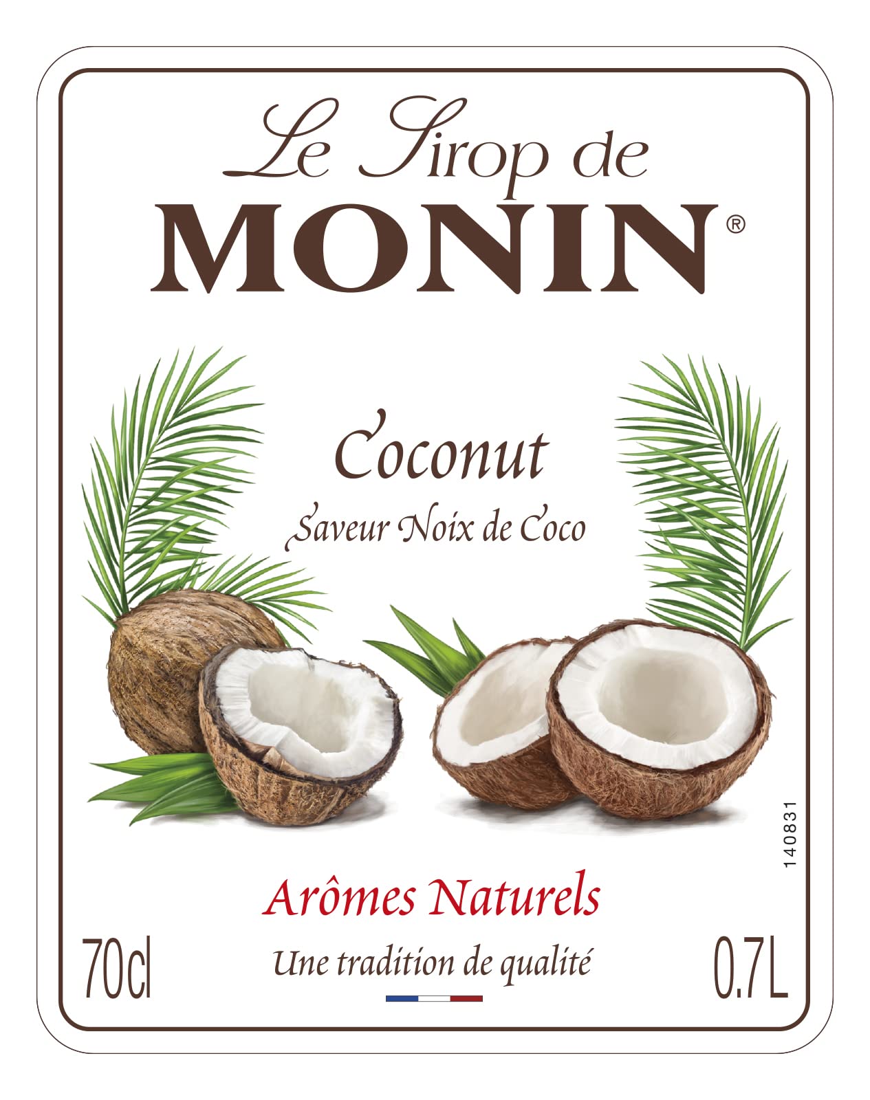 Monin Coconut Syrup - Intense Coconut Flavour | 700ml | Vegan & Allergen-Free 4