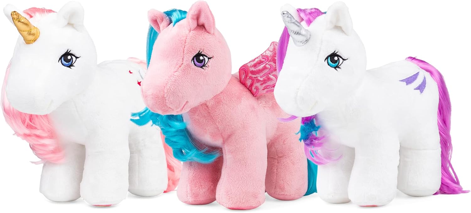 My Little Pony 40th Anniversary Plush Glory - Retro Unicorn Collectible Toy 3