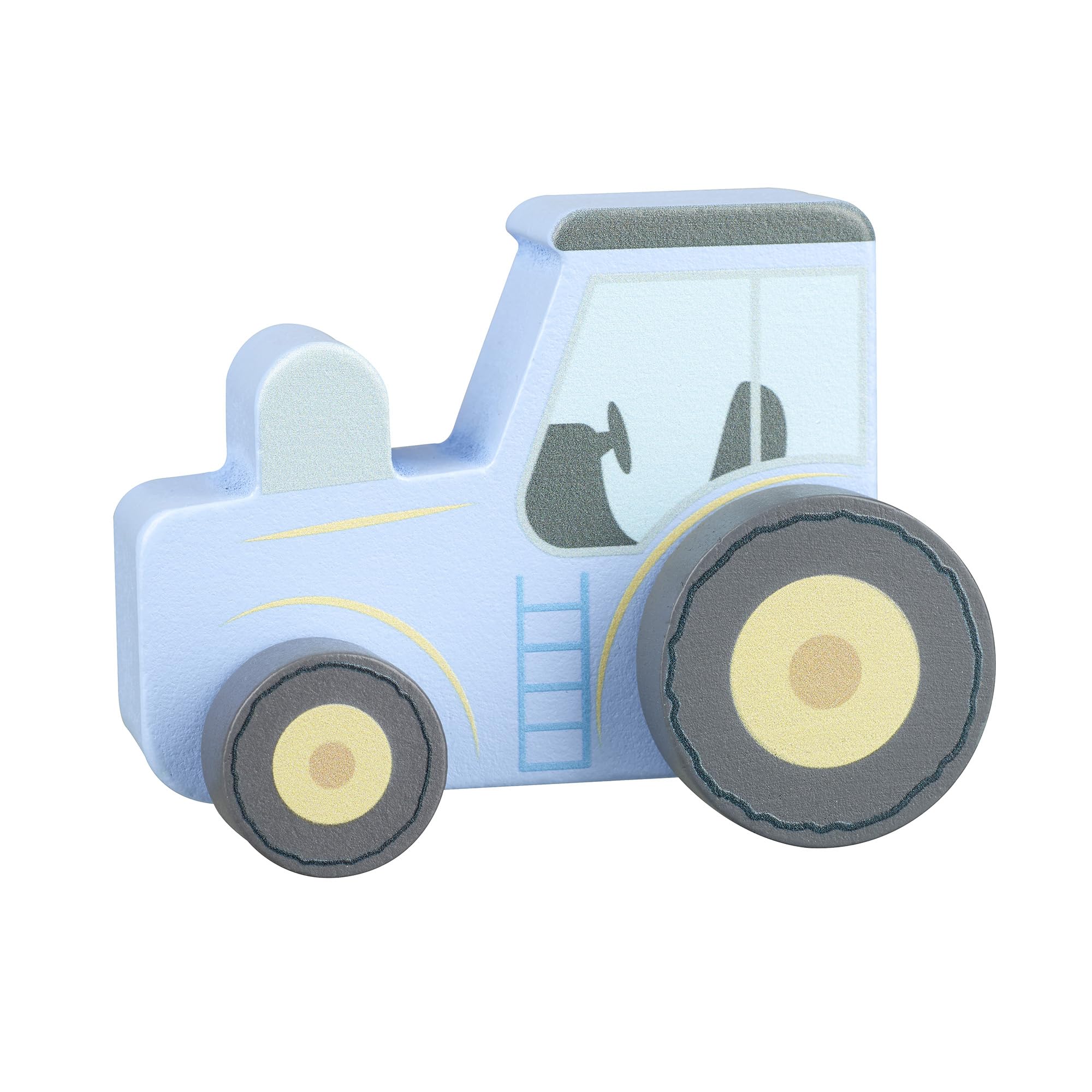 Orange Tree Toys OTT07634 Wooden Push Toy - Educational Farm Tractor for Toddlers 12 Months+ 1