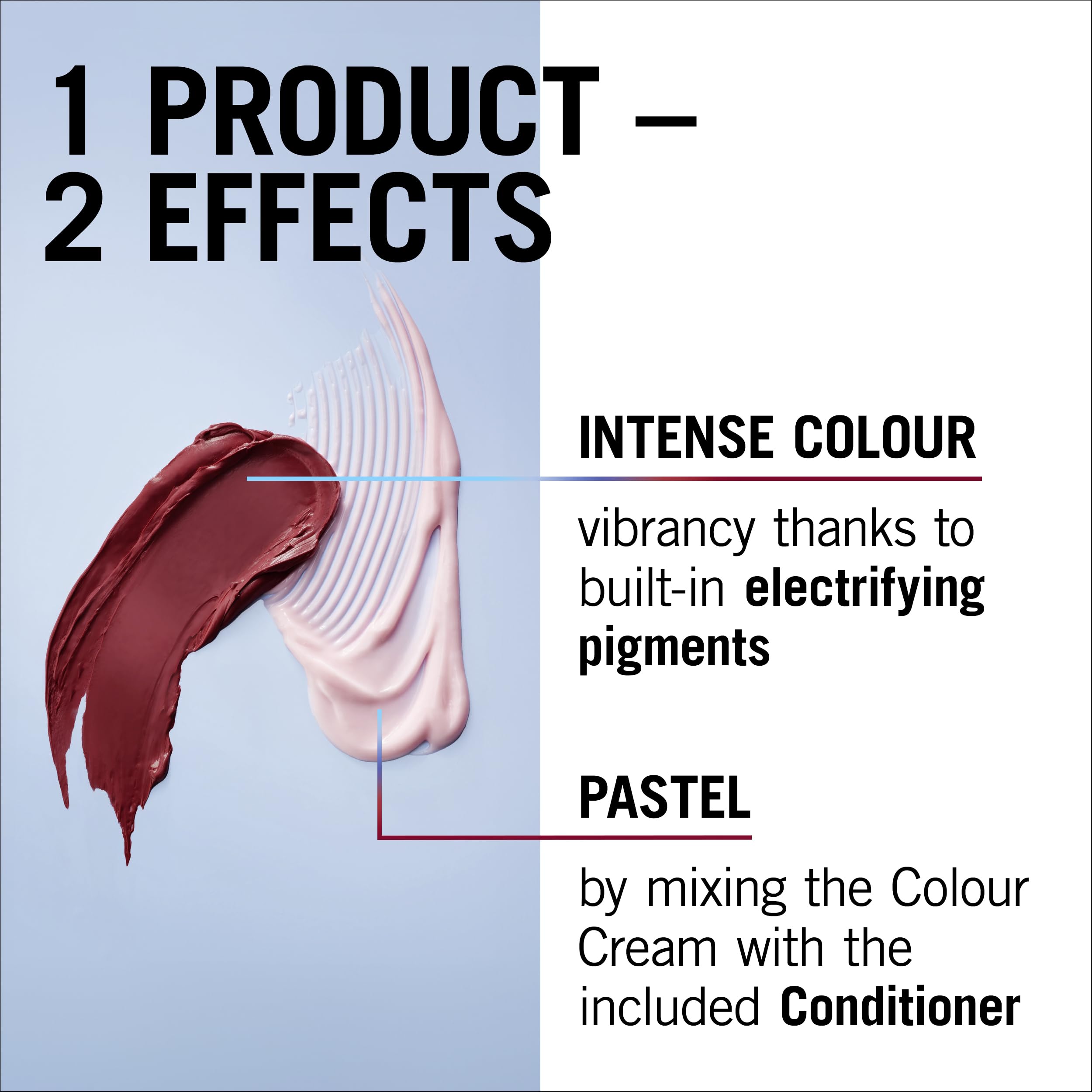 Schwarzkopf LIVE Ultra Brights or Pastels Dark Red 026 - Semi-Permanent Hair Dye (50ml)