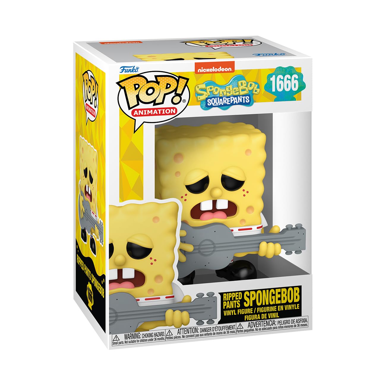 Funko Pop! Spongebob Squarepants - SB With Guitar Vinyl Figure | 3.75 Inches | Model 75735 1