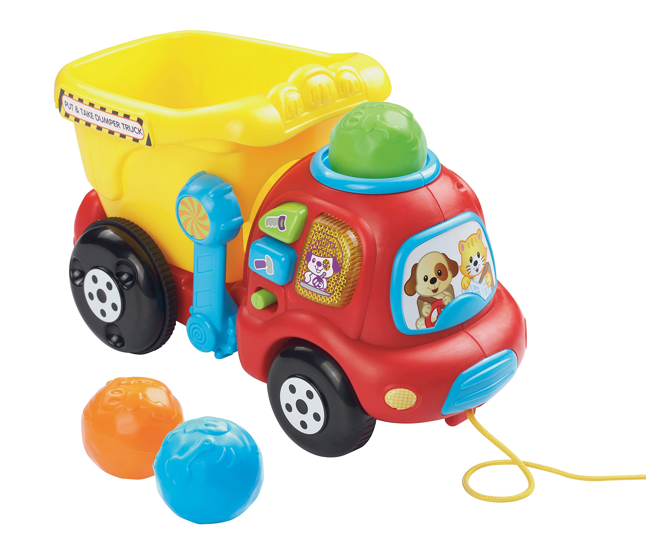 VTech Put and Take Dumper Truck - Interactive Educational Toy for Toddlers 6M+ 9