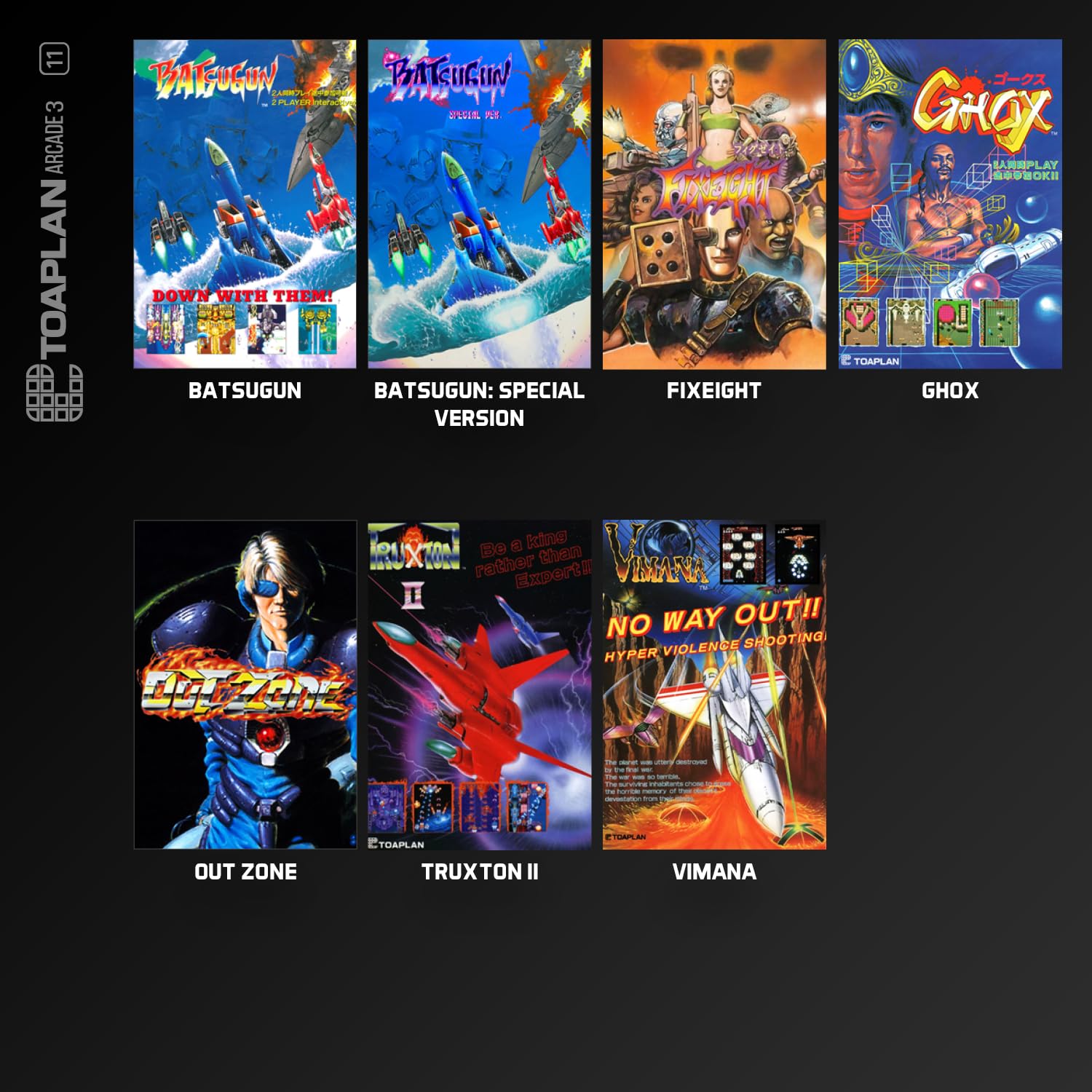 Toaplan Arcade Collection 3 - Evercade Cartridge 4