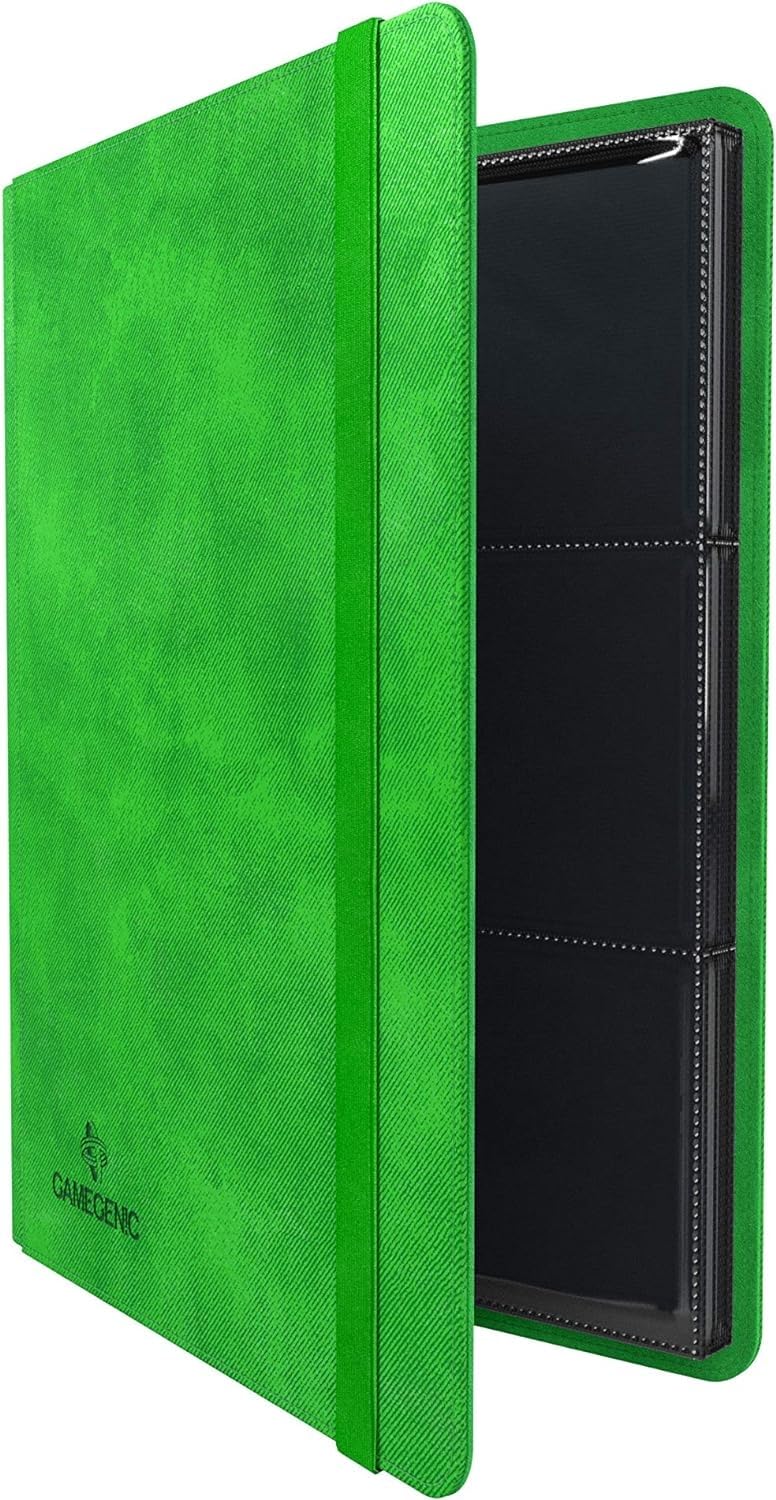Gamegenic Prime Album - 18-Pocket Capacity | Side-Loading Pages | Green Color 2