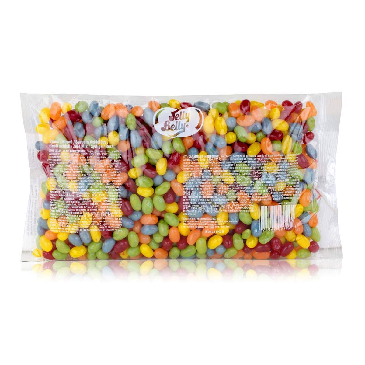 Jelly Belly Sours Mix Flavour Jelly Beans 1kg Bulk Bag