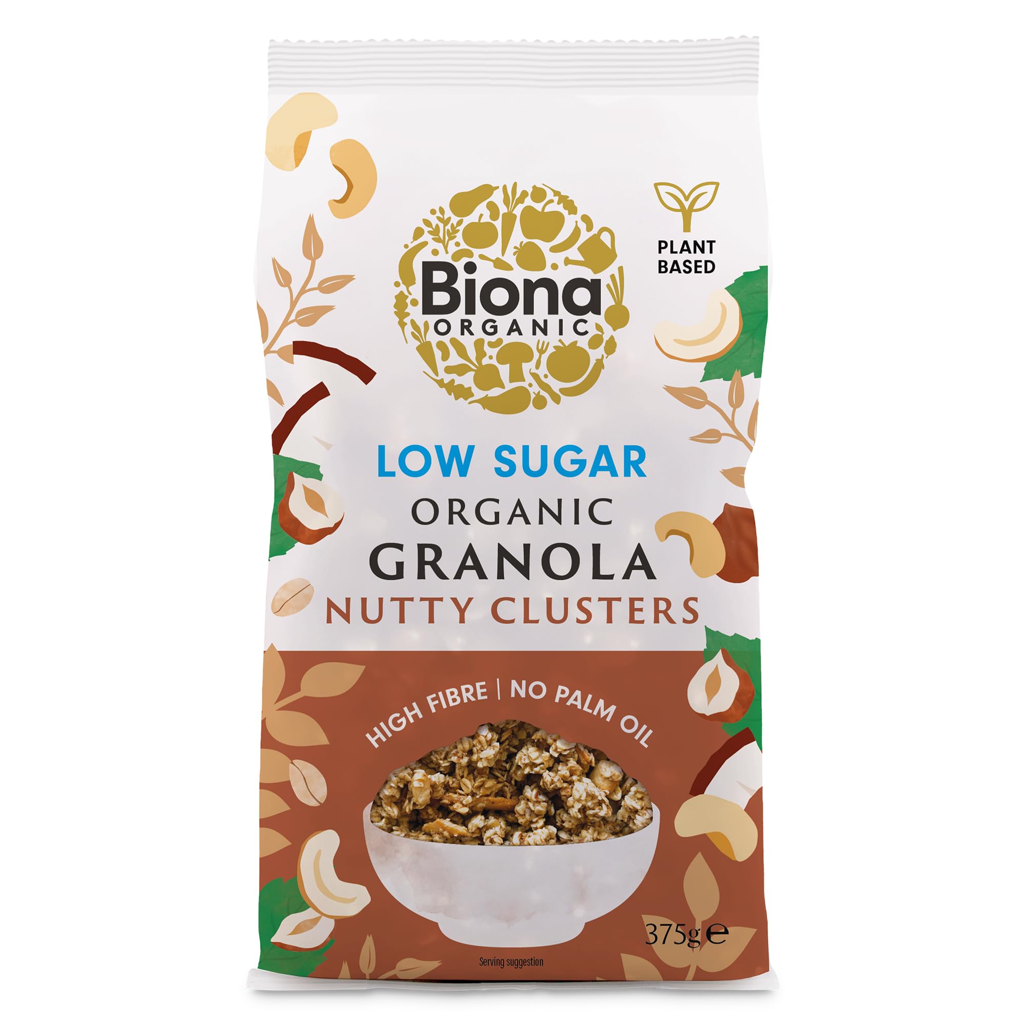 Biona - Nutty Clusters Granola Low Sugar Organic 1