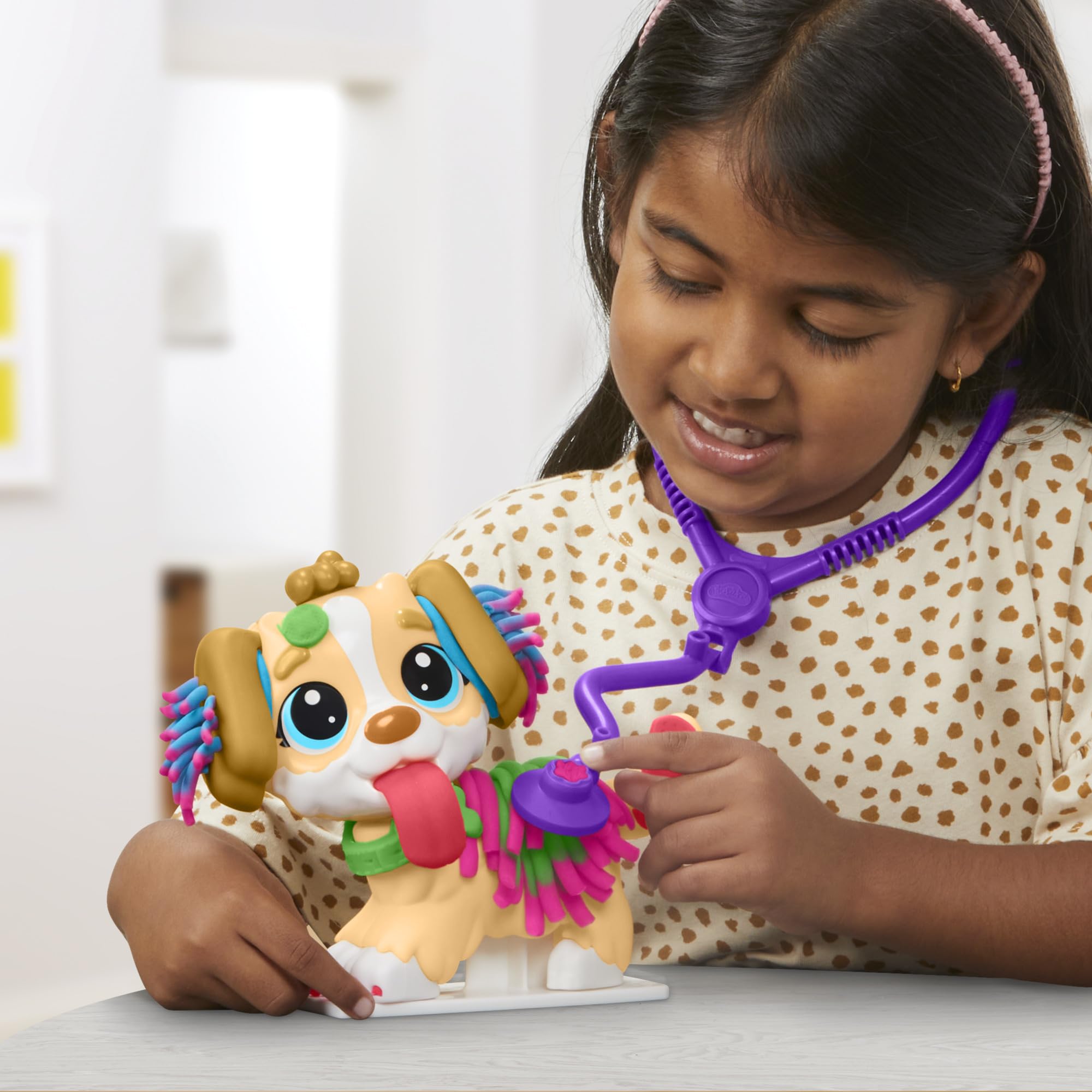 Play-Doh Care 'n Carry Vet Playset - Pretend Play Veterinarian Kit for Kids 3+ 9