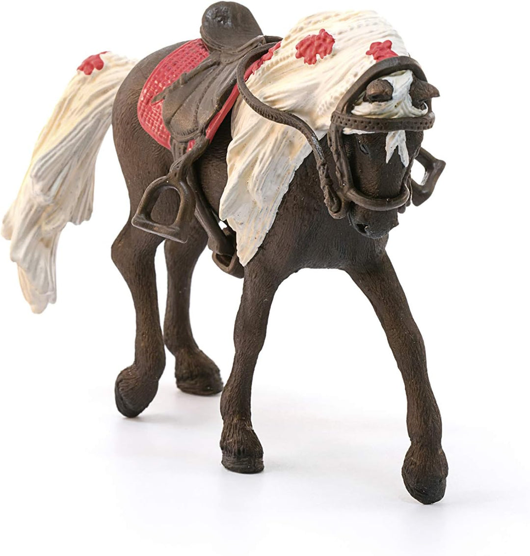 SCHLEICH Rocky Mountain Horse Mare Playset - Realistic Horse Show Toy for Ages 5+