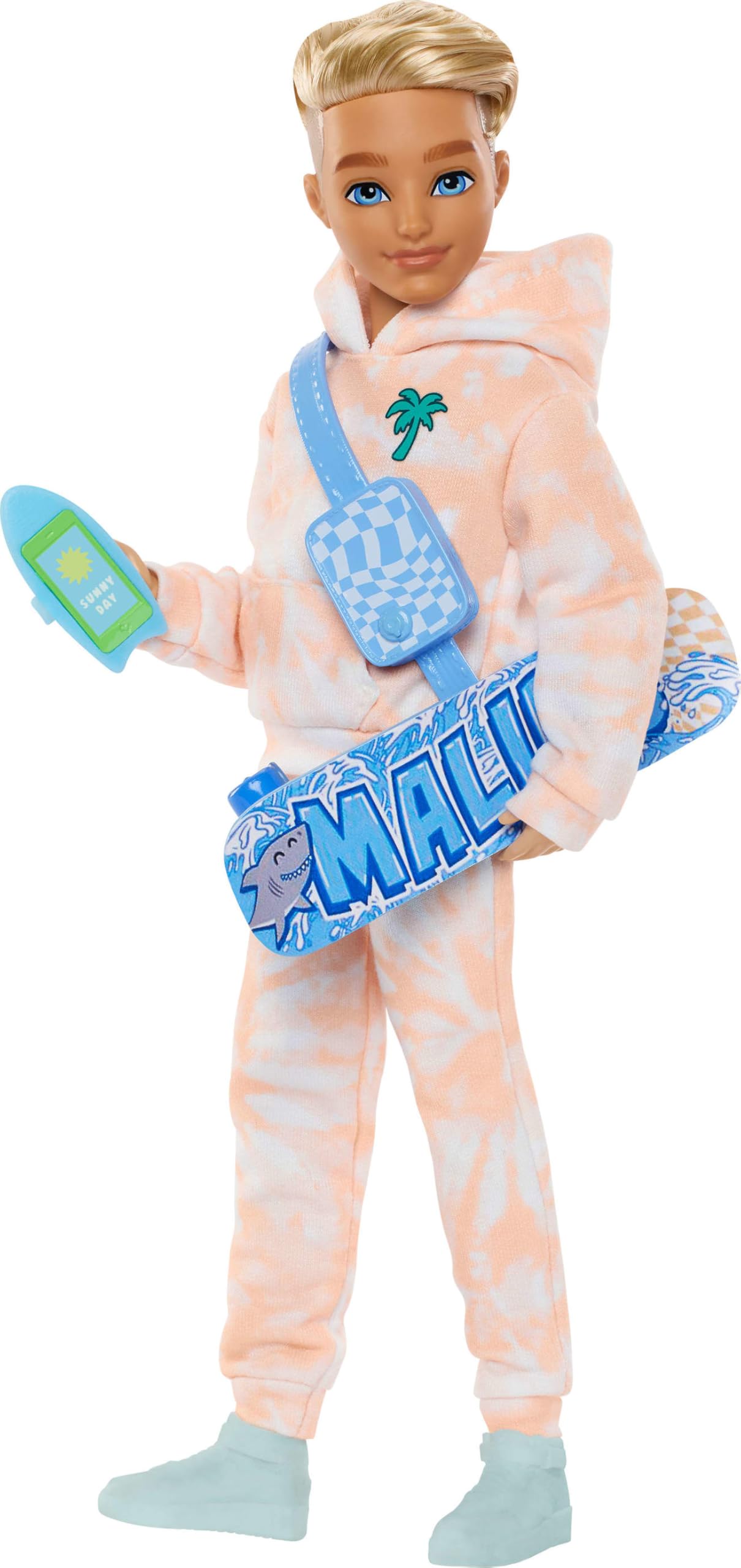 Barbie Dream Besties Ken Doll - Posable Fashion Doll with Skateboard & Accessories | Ages 4+