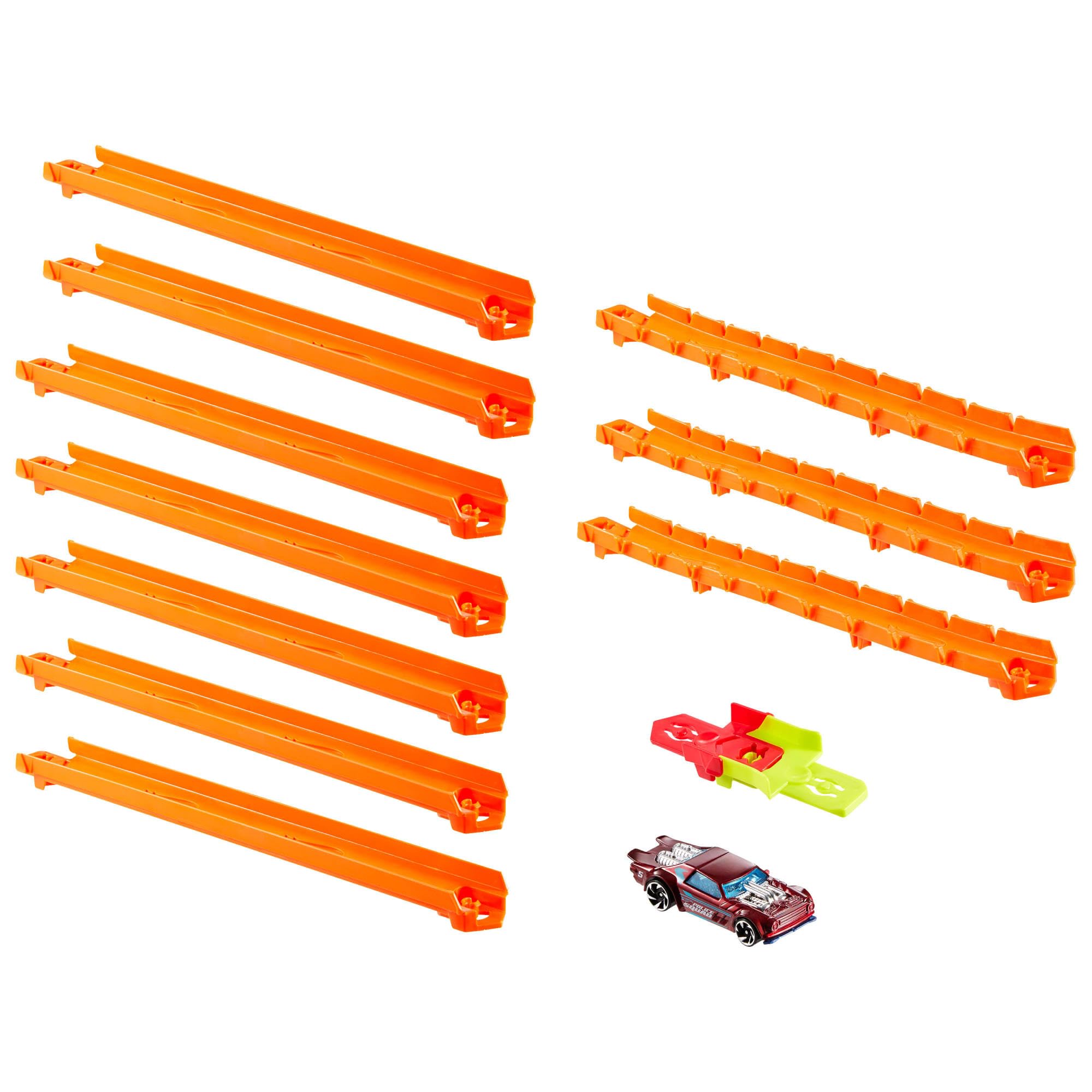 Hot Wheels Track Creator Starter Pack - 10 Feet Speed Snap Track with 1:64 Scale Race Car 8