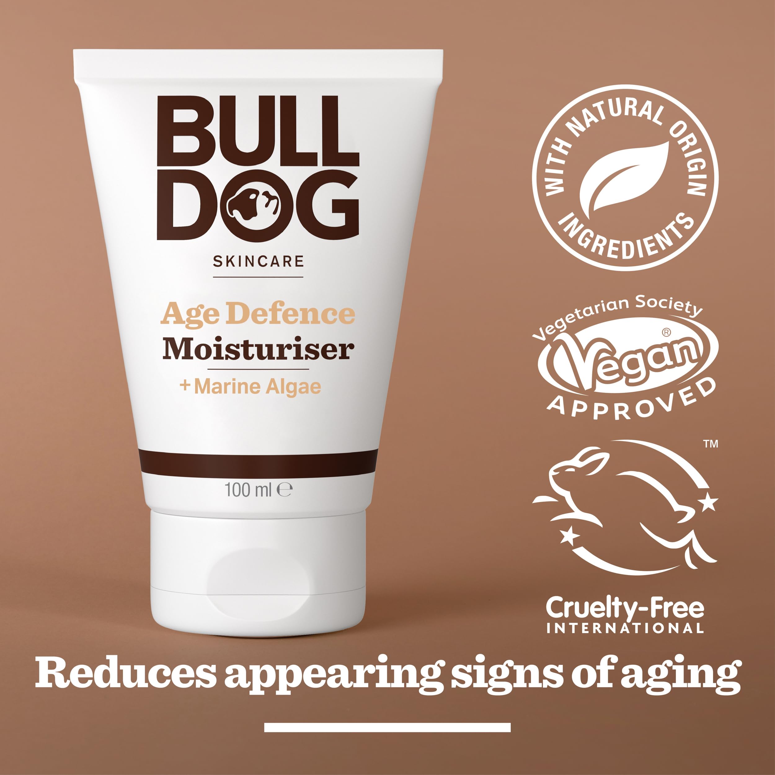 Bulldog Skincare Age Defence Face Moisturiser - Reduces Fine Lines & Wrinkles | 100ml 3