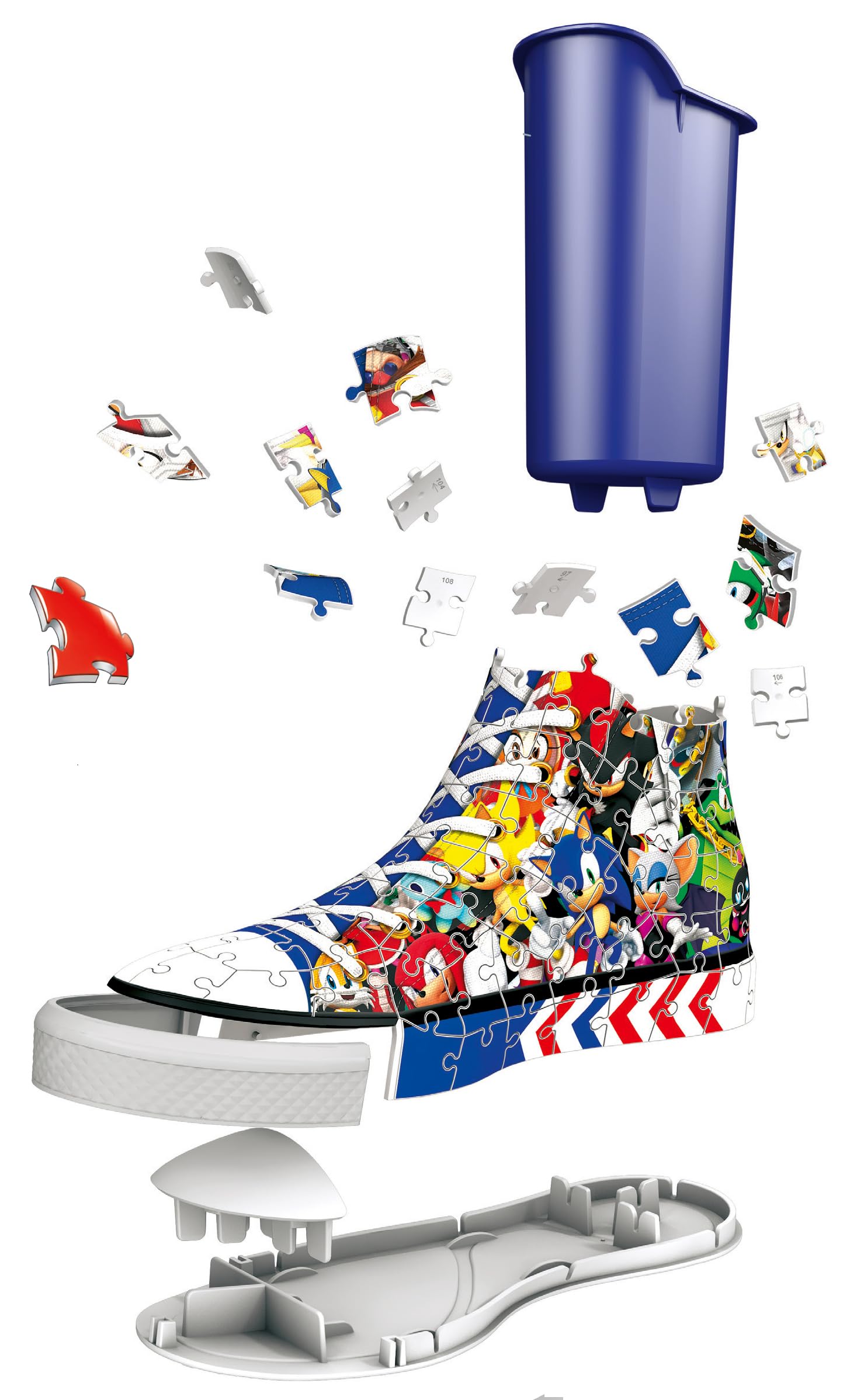 Ravensburger Sonic The Hedgehog 3D Puzzle - 108 Pieces for Ages 8+ 7