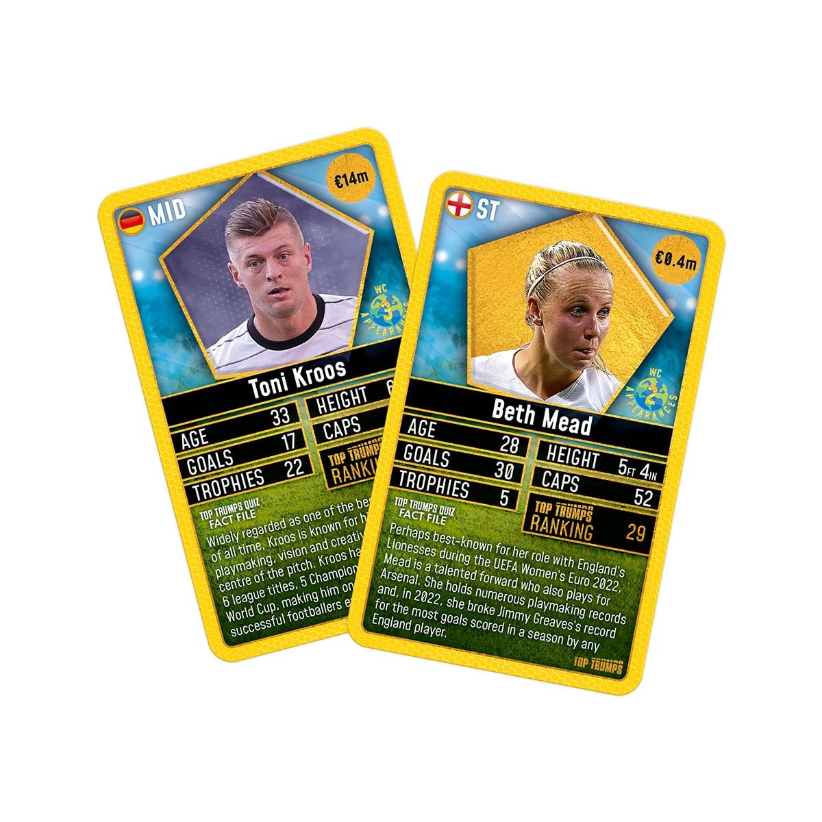 Top Trumps World Football Stars Top 200 Card Game Pack 2 | Ages 6+ | Unisex Children | Portable 7