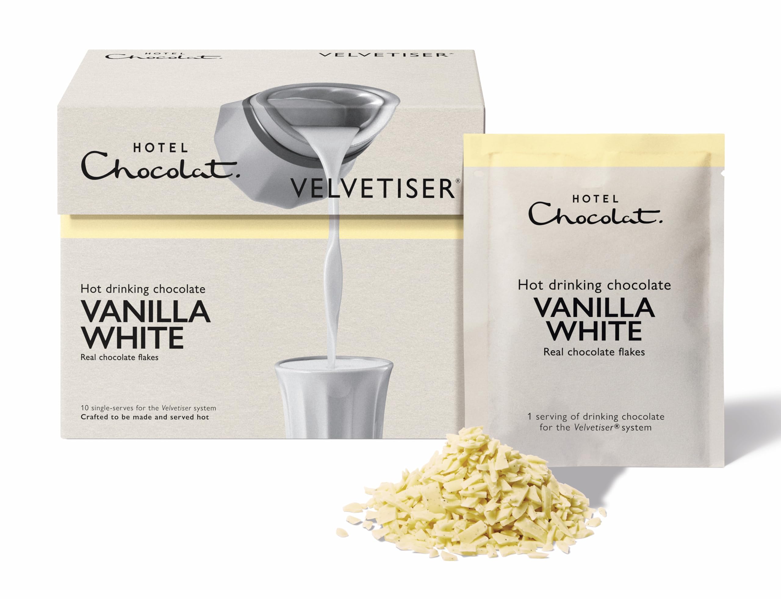 Hotel Chocolat - Vanilla White Hot Chocolate Sachets - 10 Pack 5