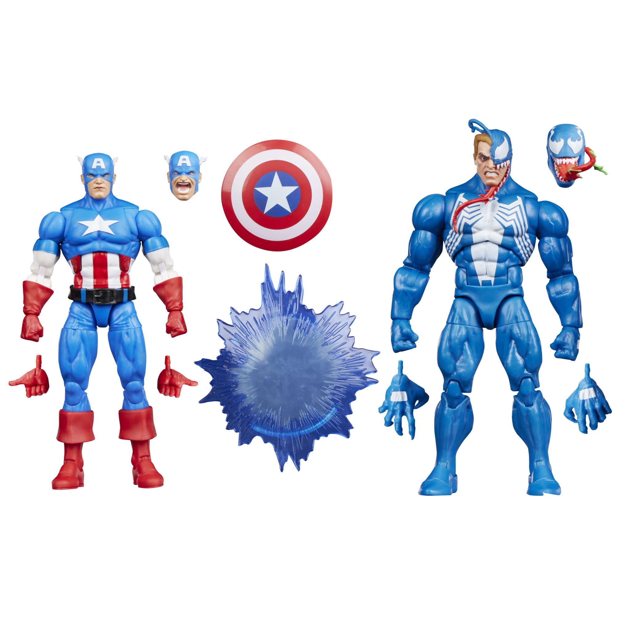 Marvel Legends Series Gamerverse Captain America vs Venom 2-Pack Action Figures