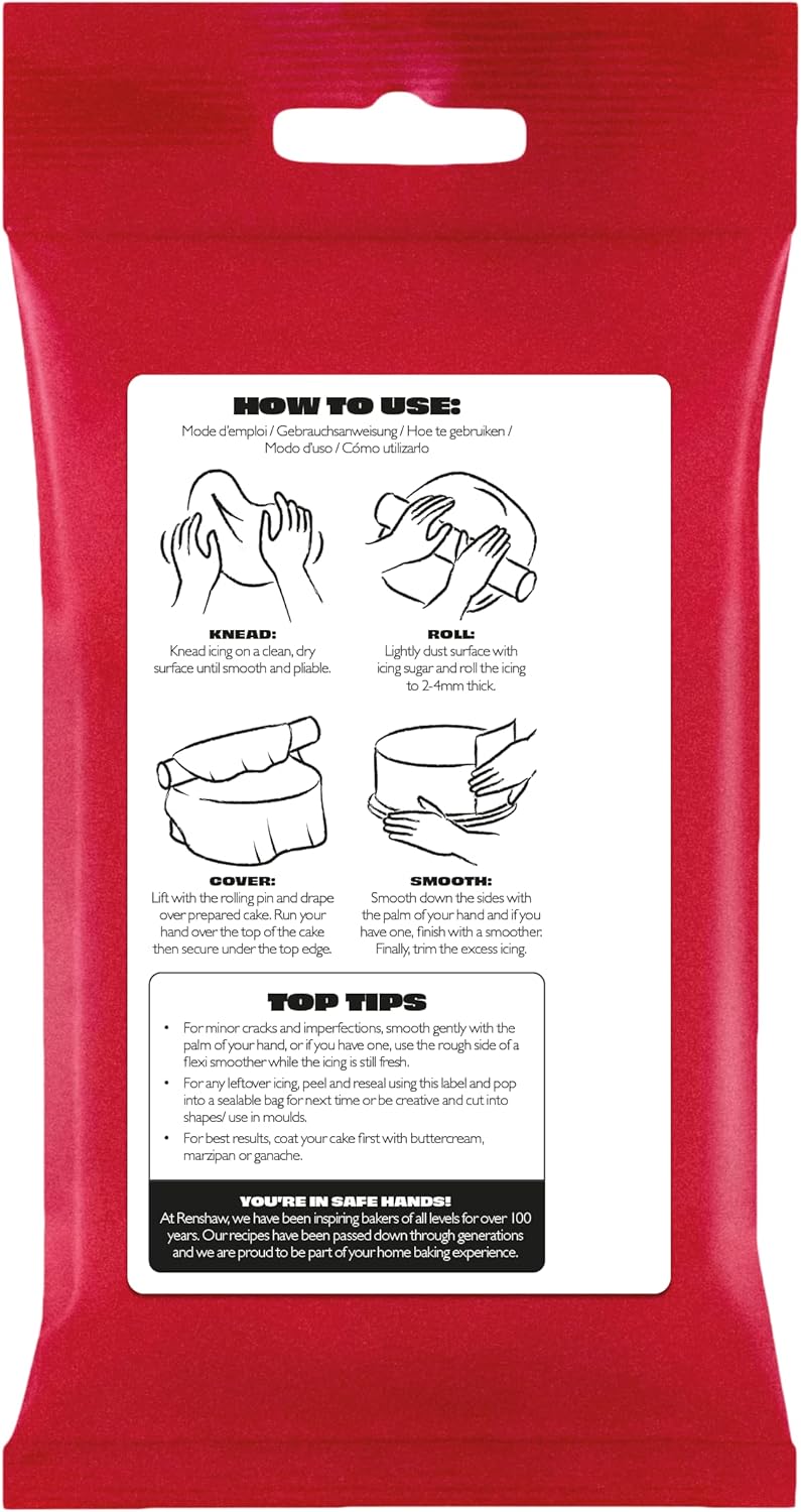 Renshaw Just Roll With It Fondant Icing - White, 500 g 4