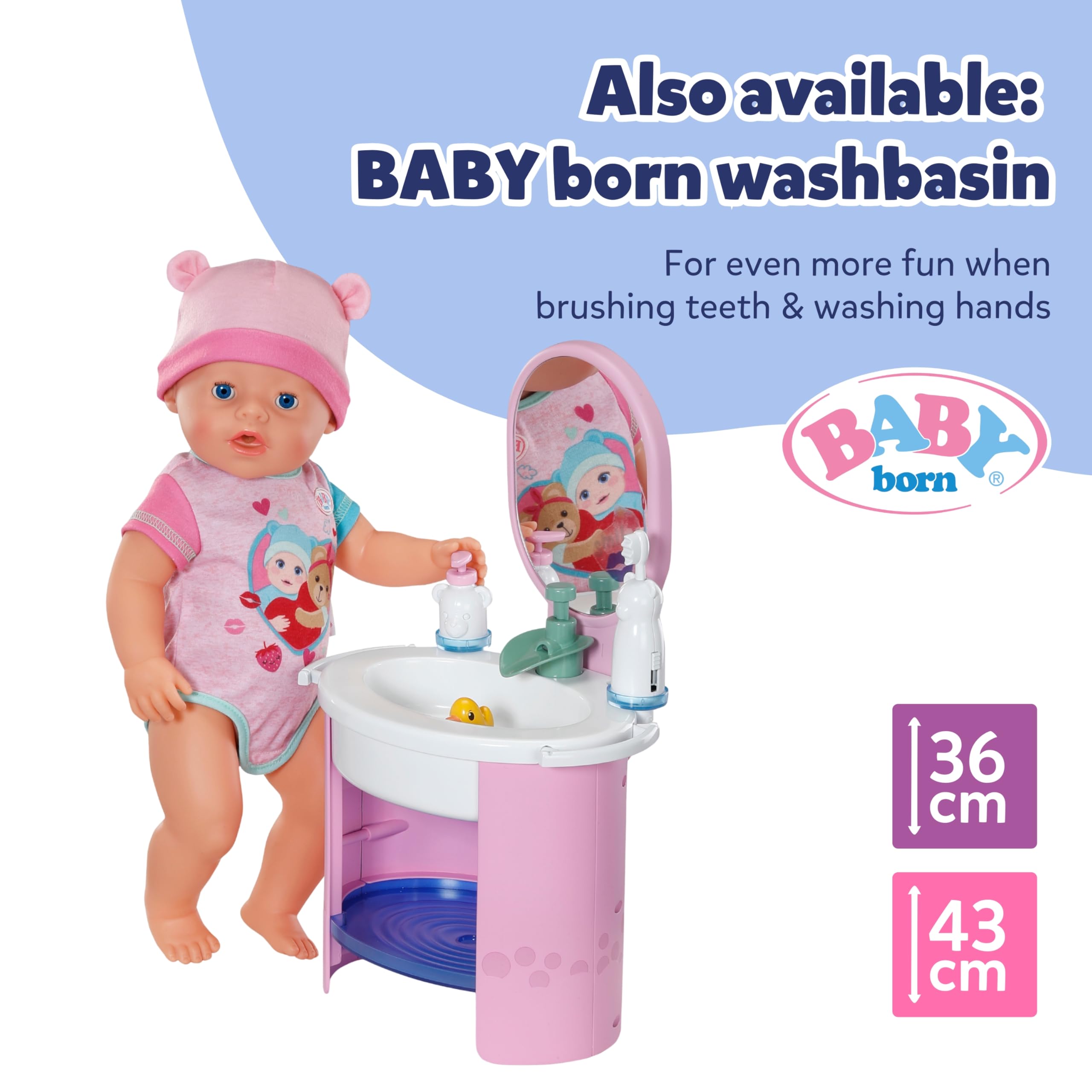 BABY born Toilet - Doll Toilet with Flushing Sounds, Toilet Song & Accessories 18