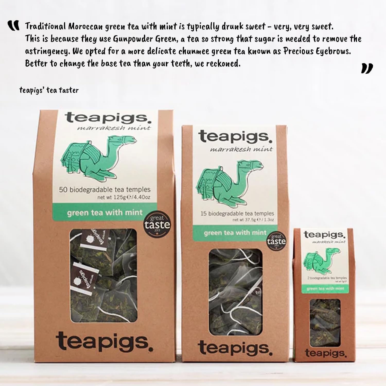 teapigs Moroccan Mint Green Tea Bags - Refreshing Chunmee Green Tea with Peppermint 6