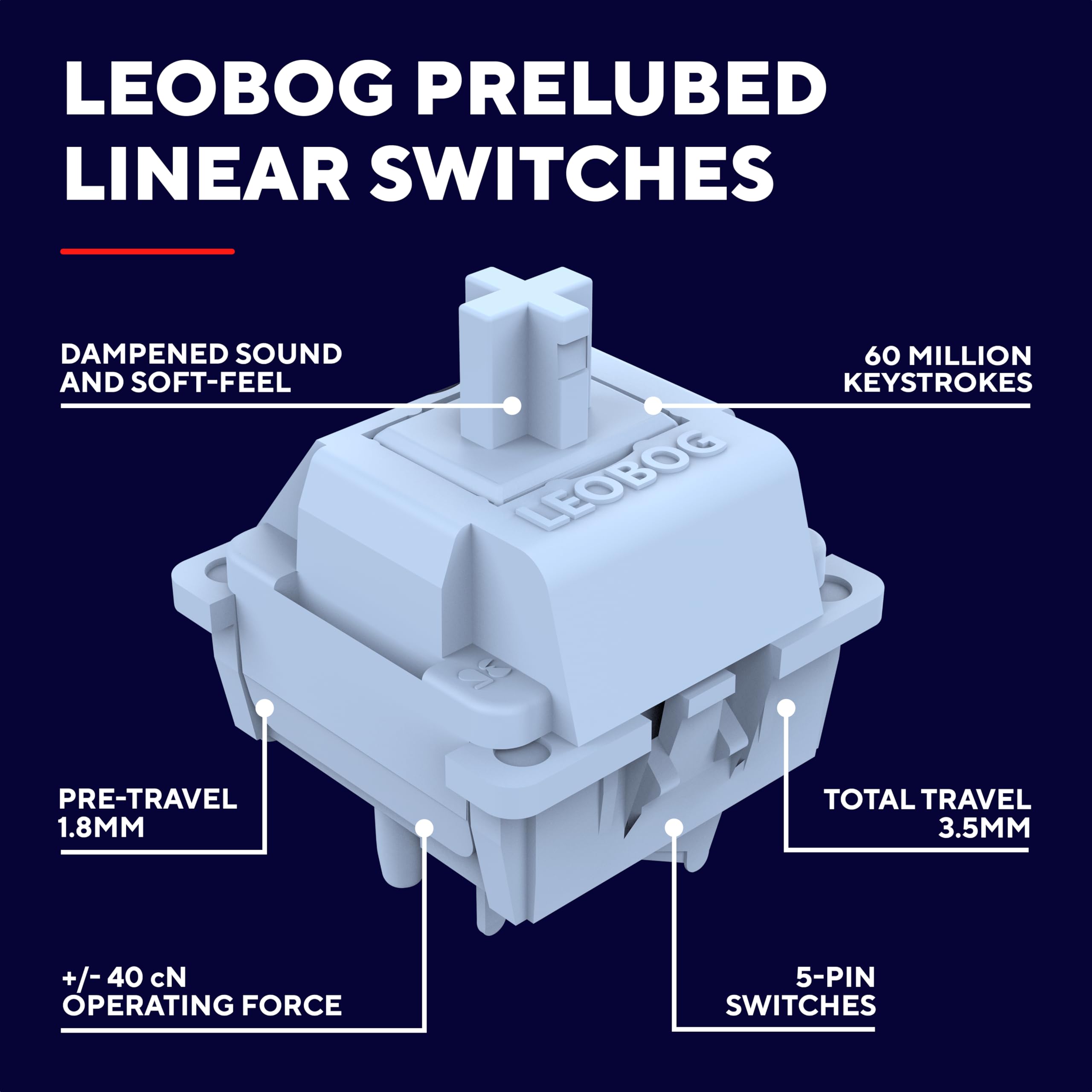 Trust Gaming GXTrust 872 Xyra TKL Mechanical Keyboard - Gasket Mount, Hot-Swappable, RGB Backlit, UK Layout 4
