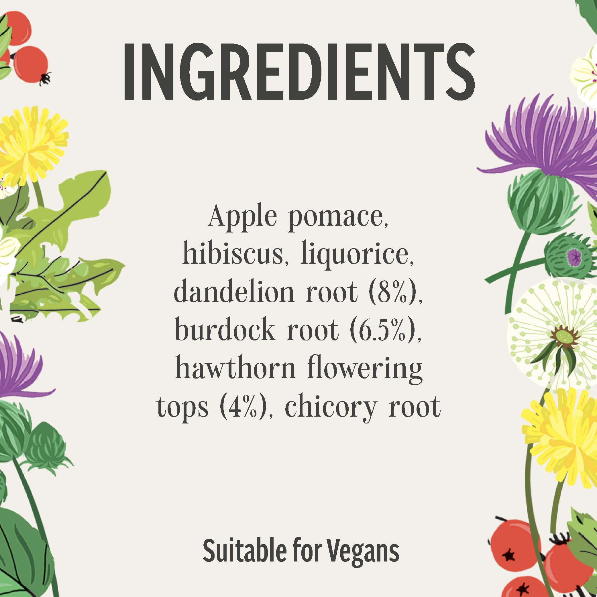 Heath & Heather - Organic Dandelion, Burdock & Hawthorn Tea Herbal Infusion 3