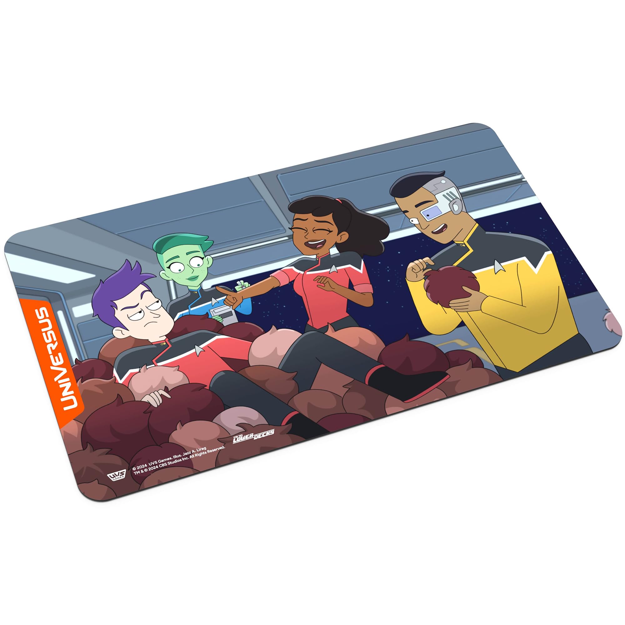 UniVersus Star Trek: Lower Decks Tribbles Playmat - 24 x 14 Inch Neoprene Gaming Mat 4