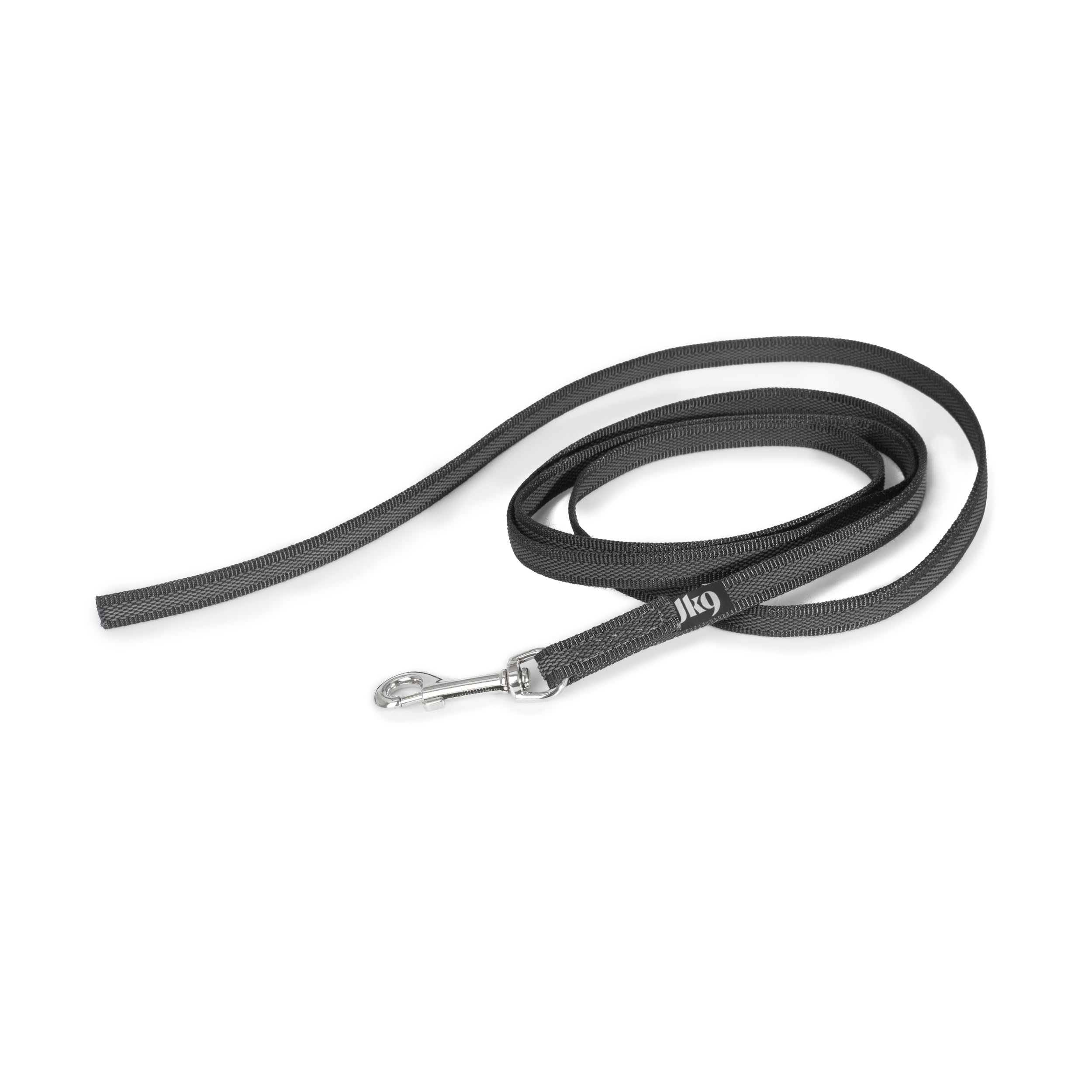 Julius-K9 Color & Gray Super-Grip Training Lead without Handle | 14 mm x 2 m | Black-Gray