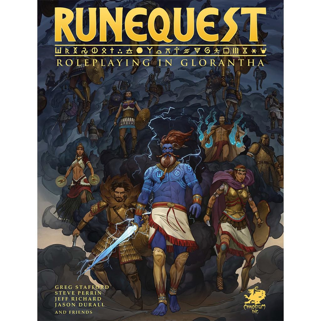 Chaosium RuneQuest: Roleplaying in Glorantha Core Rulebook | Hardcover | English/German